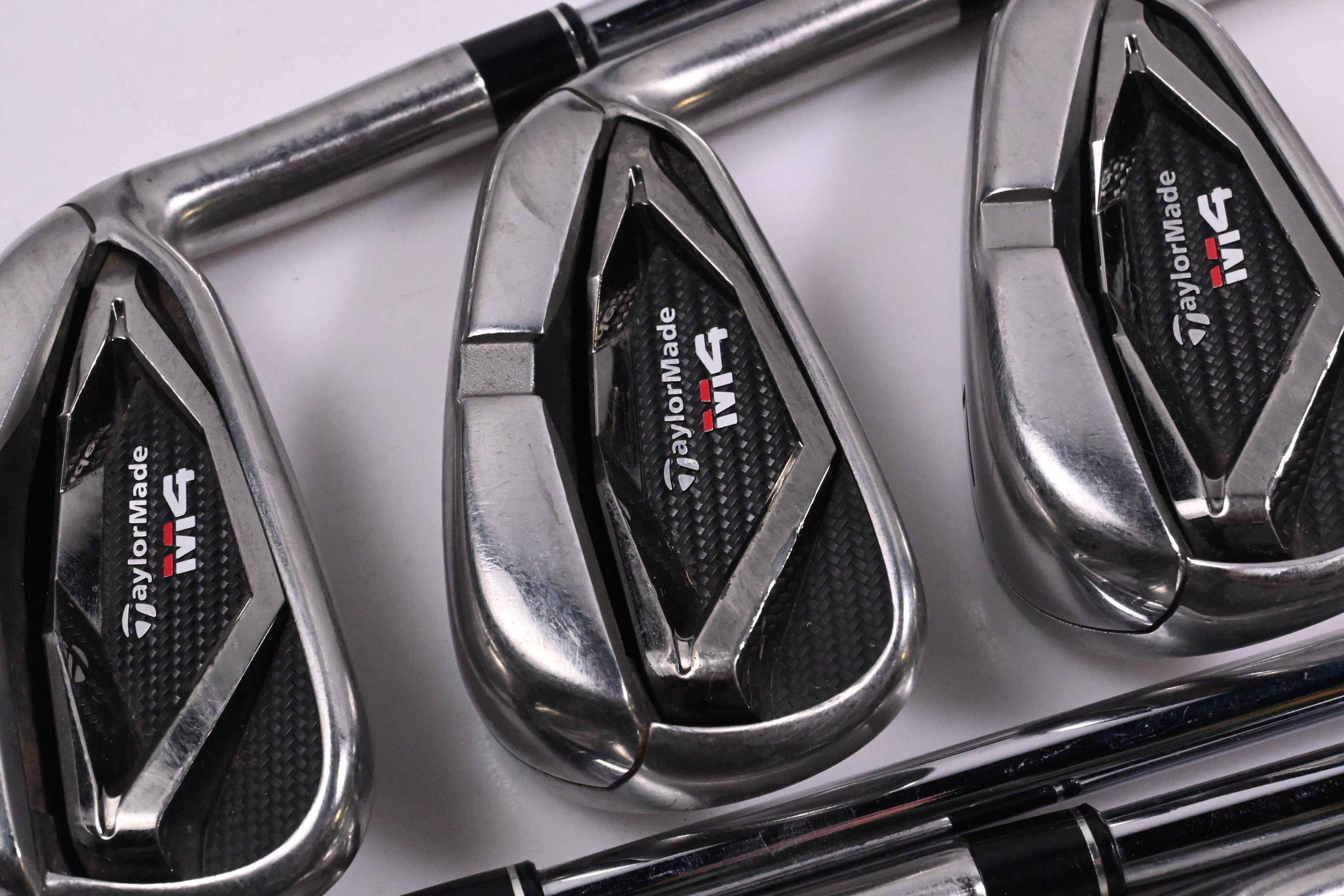 Taylormade M4 Irons / 5-PW+SW / Regular Flex KBS MAX 85 Shafts