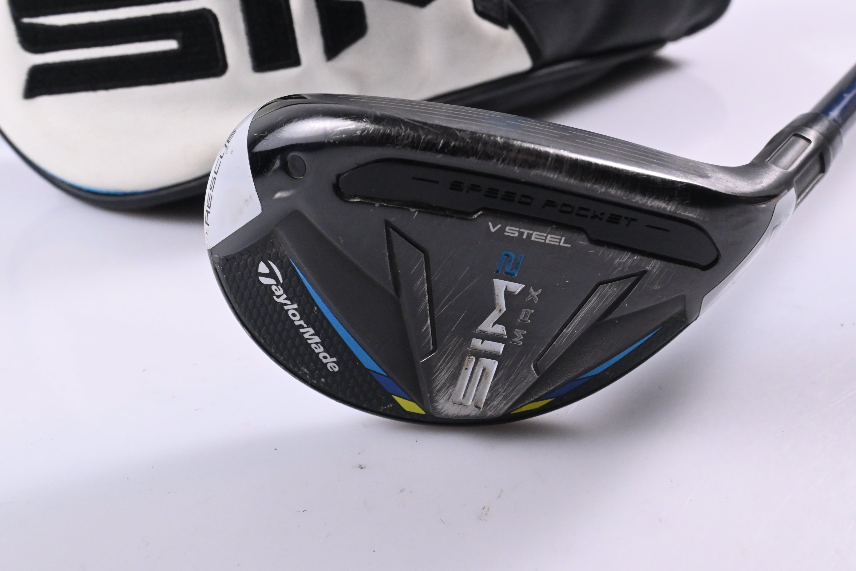 Taylormade SIM2 Max #3 Hybrid / 19 Degree / Stiff Flex Fujikura Ventus Blue 7