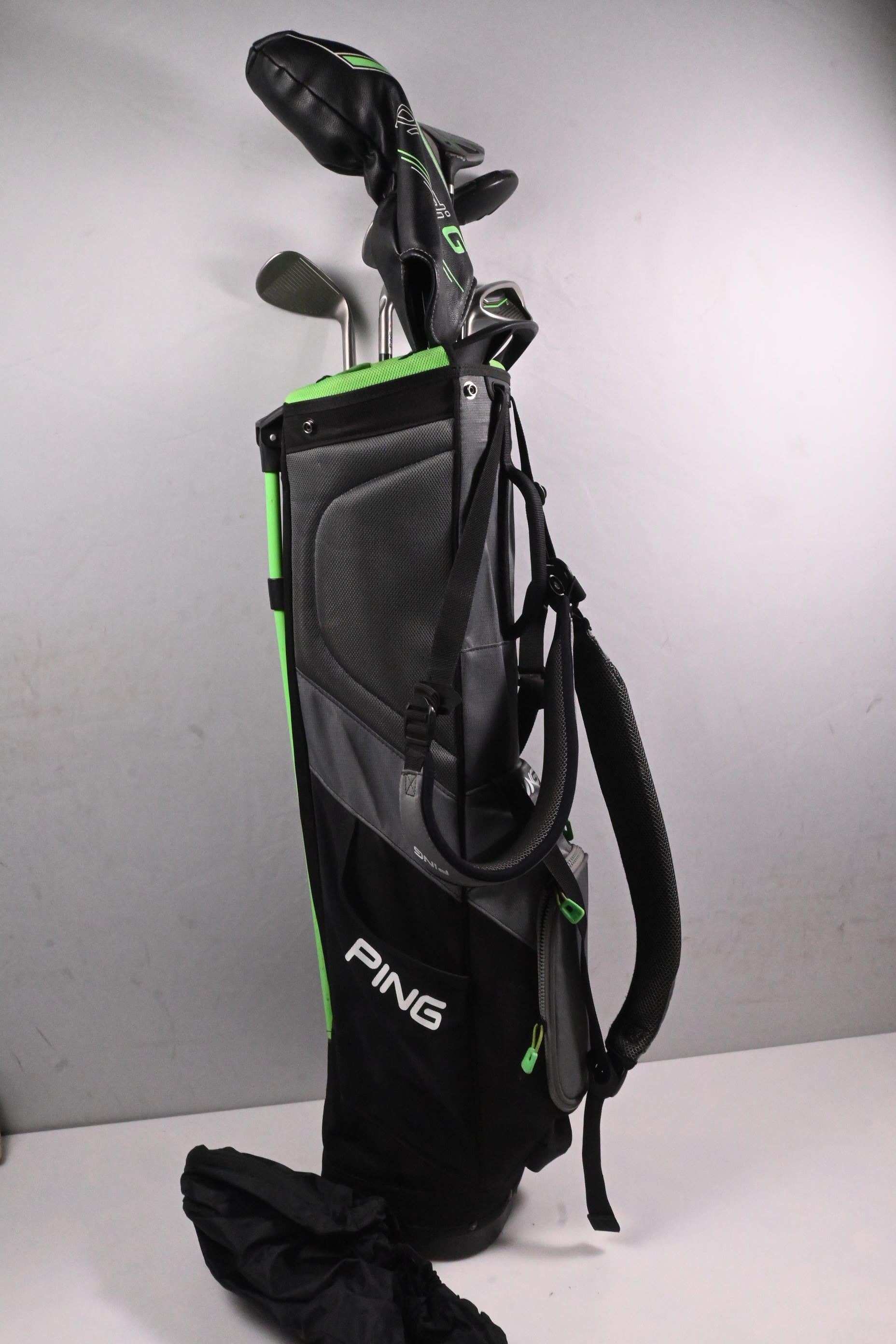 Left Hand Junior Ping Prodi G Package Set / Woods, Hybrid, Irons, Putter, Bag