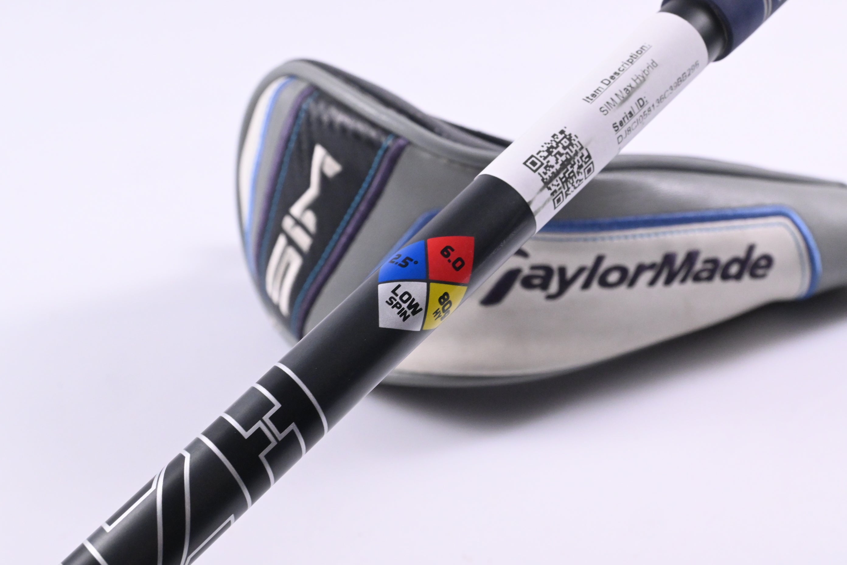 Taylormade SIM Max #3 Hybrid / 19 Degree / Stiff Flex HZRDUS Smoke Black 80