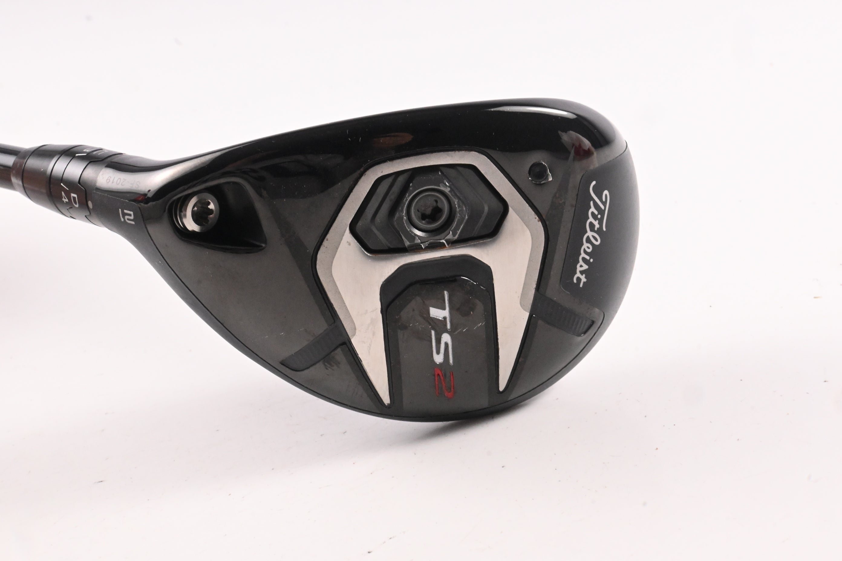 Left Hand Titleist TS2 #4 Hybrid / 21 Degree / Stiff Flex Tensei AV RAW Blue 65
