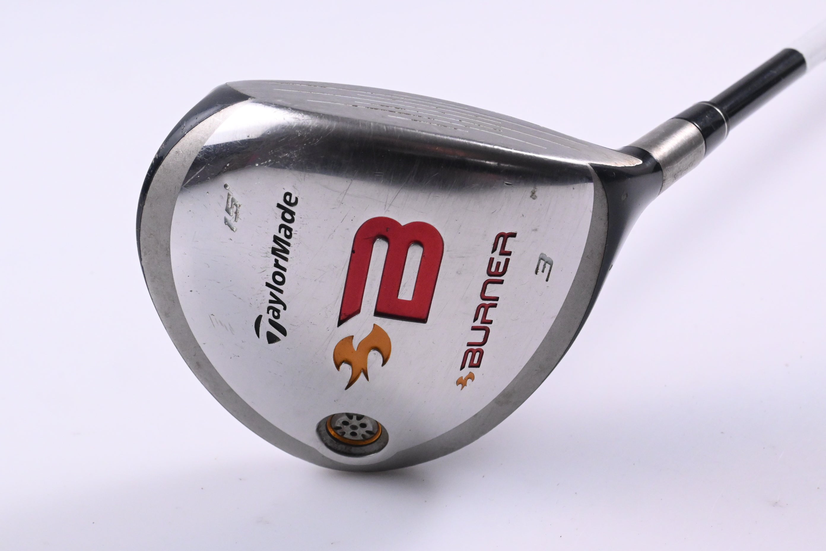 Taylormade Burner 2008 #3 Wood / 15 Degree / Regular Flex REAX 49 Shaft