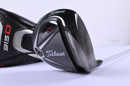 Titleist 915 D2 Driver / 9.5 Degree / Stiff Flex Aldila Rogue Silver 60 Shaft