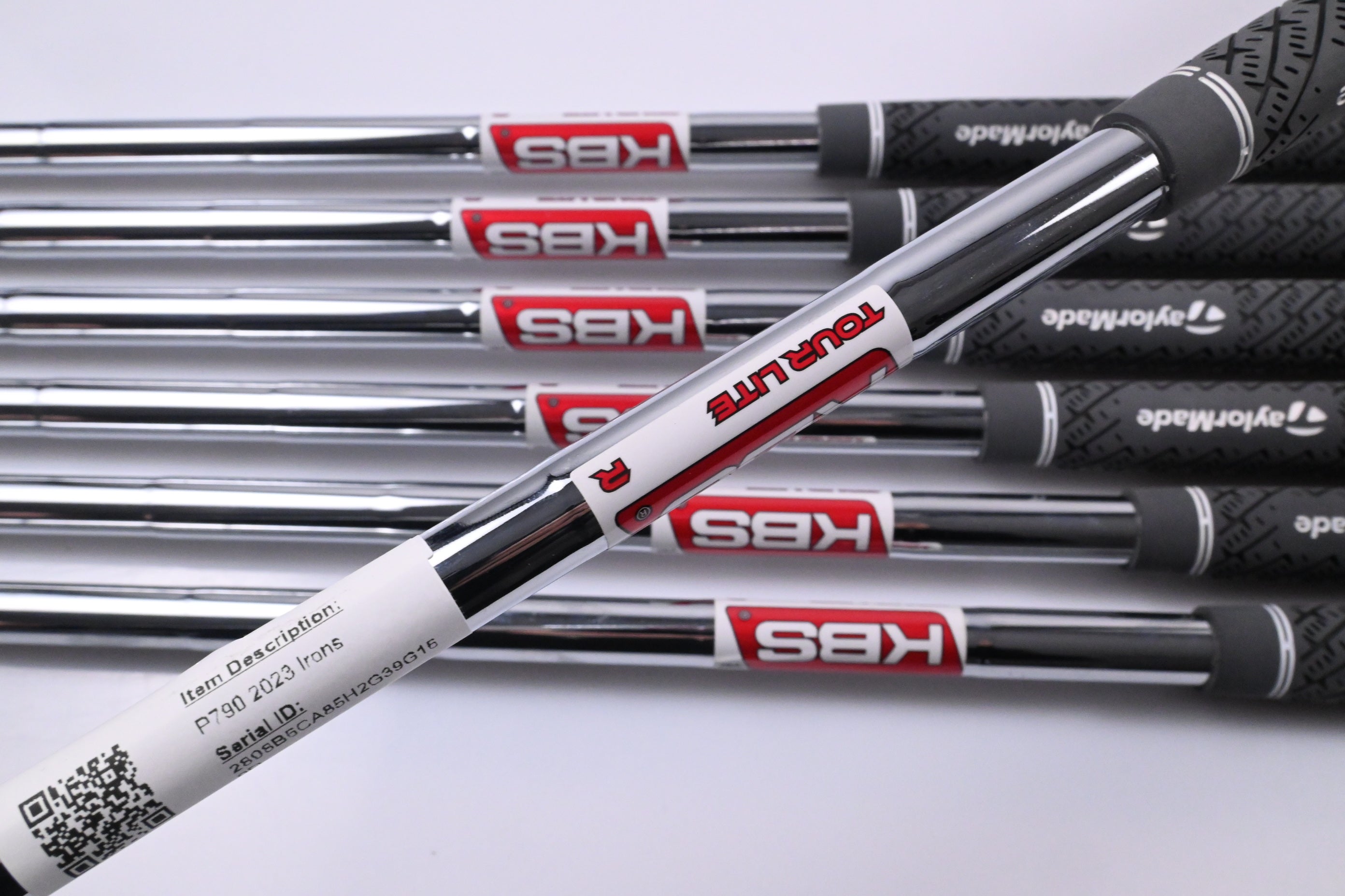 Taylormade P790 2023 Irons / 4-PW / Regular Flex KBS Tour Lite Shafts