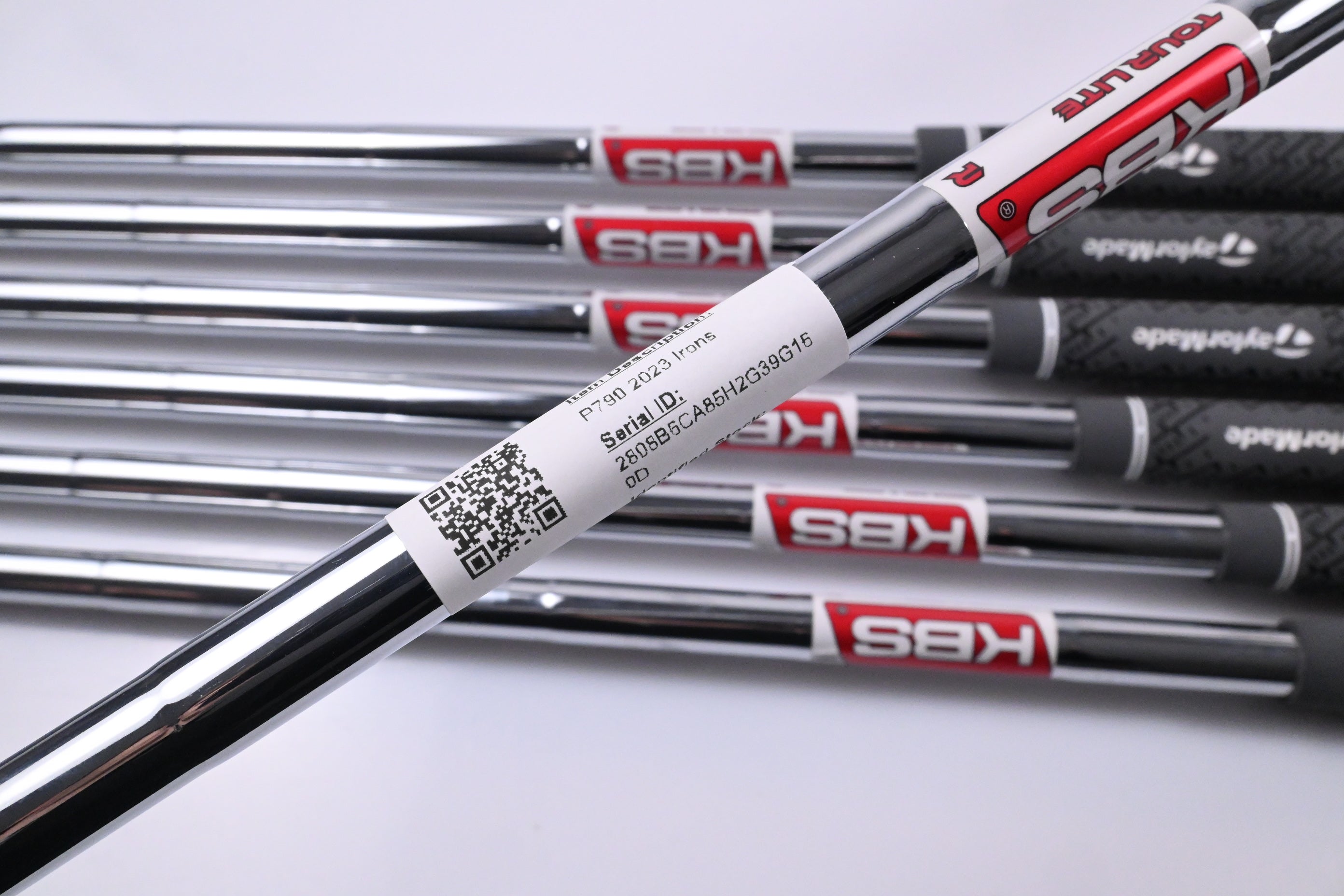 Taylormade P790 2023 Irons / 4-PW / Regular Flex KBS Tour Lite Shafts