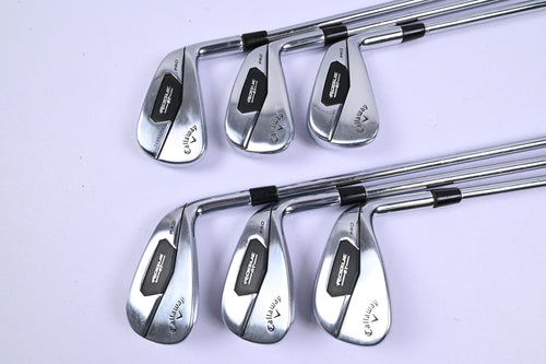 Callaway Rogue ST Pro Irons / 5-PW / Stiff Flex Project X Rifle 105 Shafts