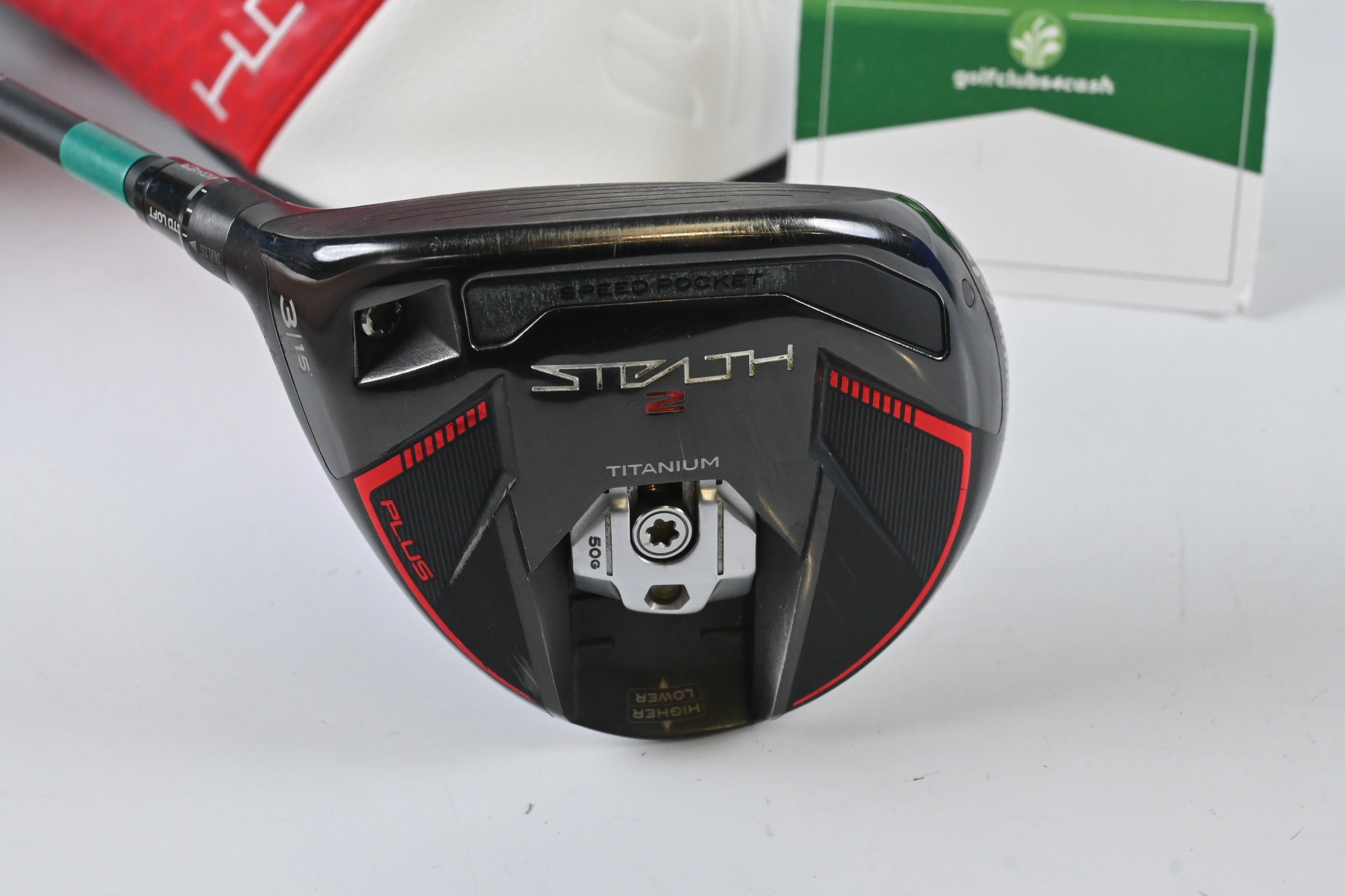 Left Hand Taylormade Stealth 2 Plus #3 Wood / 15 Degree / Regular Flex Fujikura