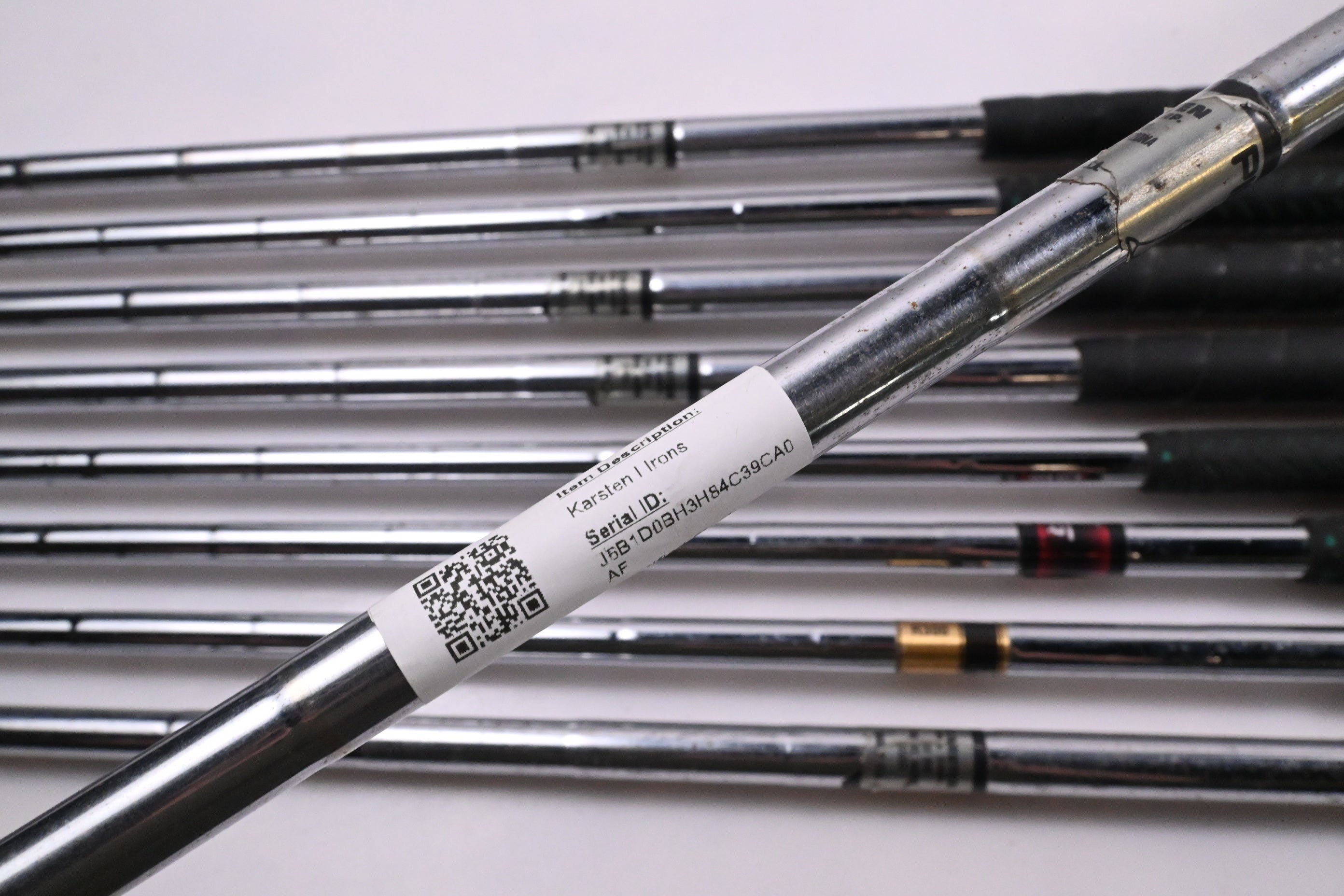 Ping Karsten I Irons / 3-PW+SW / White Dot / Stiff Flex Ping Shafts