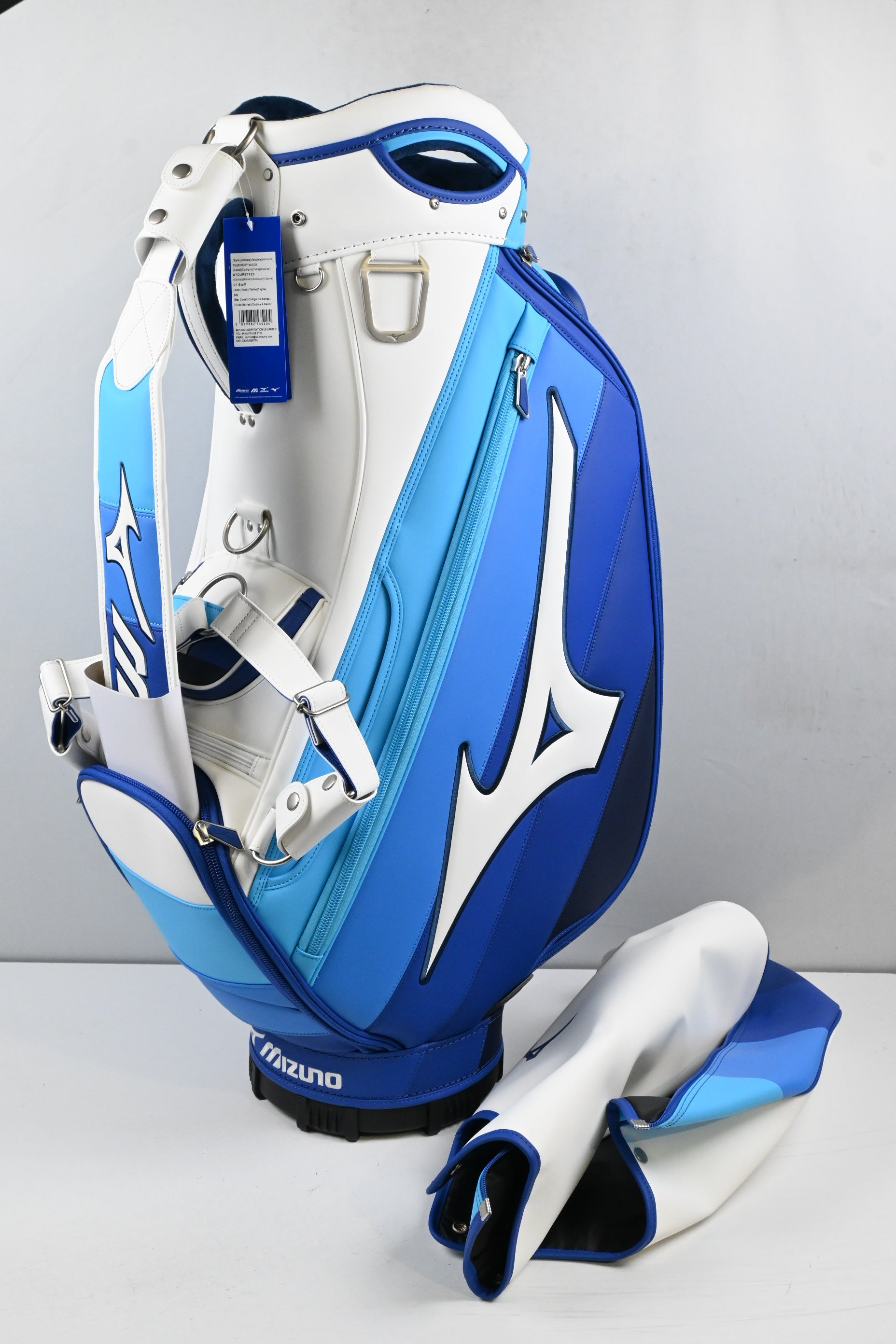 Mizuno Tour 25 Tour Bag / 6-Way Divider / Blue, White