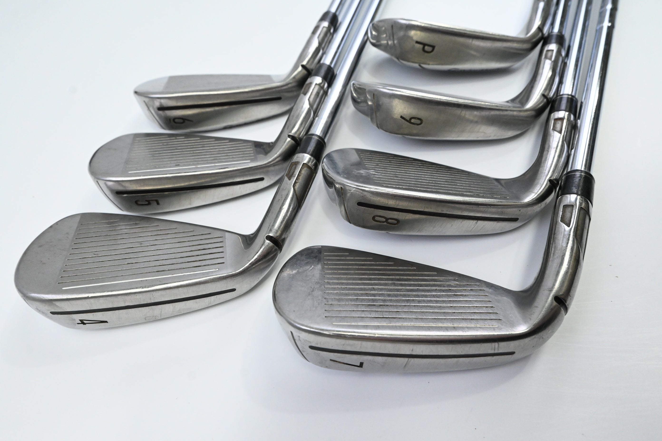 Taylormade SIM2 Max OS Irons / 4-PW / Stiff Flex KBS Tour 120 Shafts