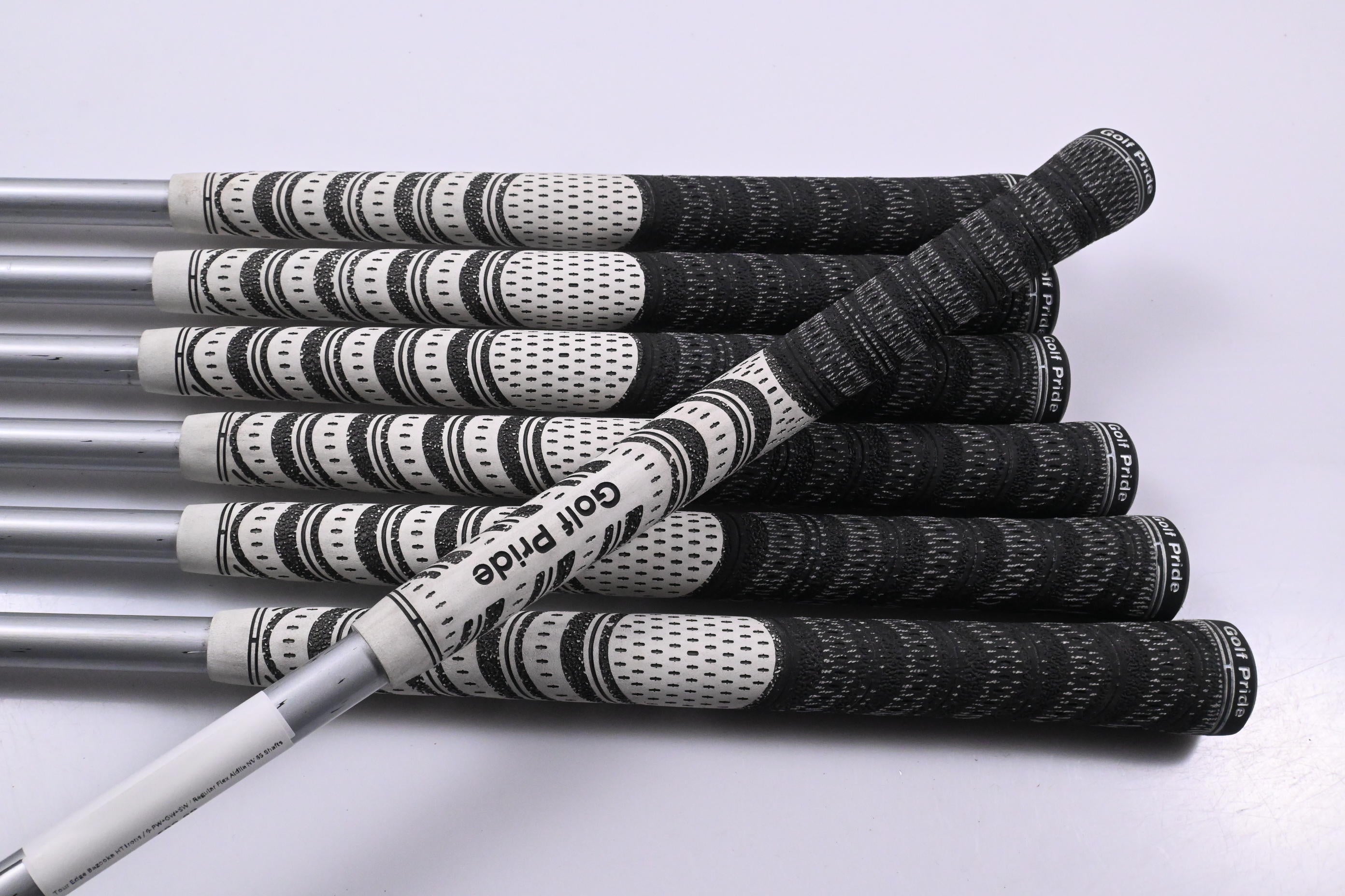 Tour Edge Bazooka HT Irons / 6-PW+GW+SW / Regular Flex Aldila NV 65 Shafts