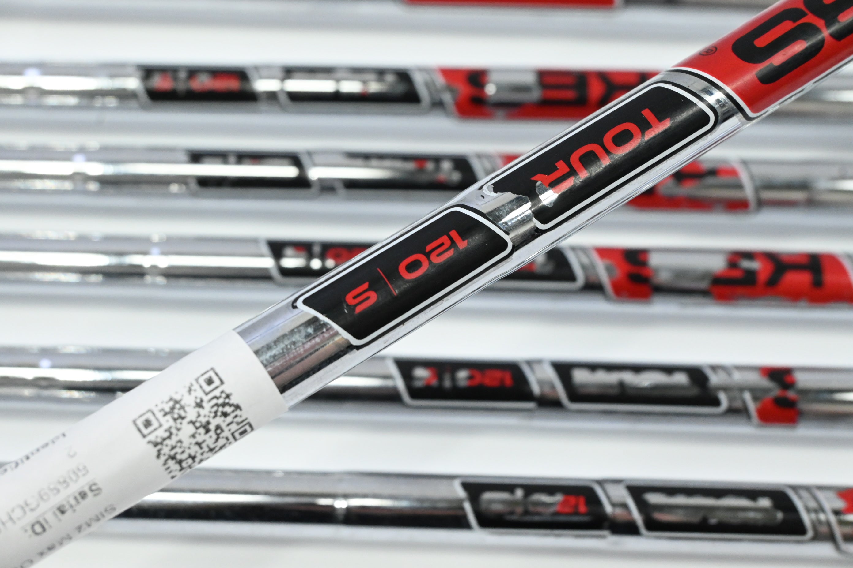 Taylormade SIM2 Max OS Irons / 4-PW / Stiff Flex KBS Tour 120 Shafts
