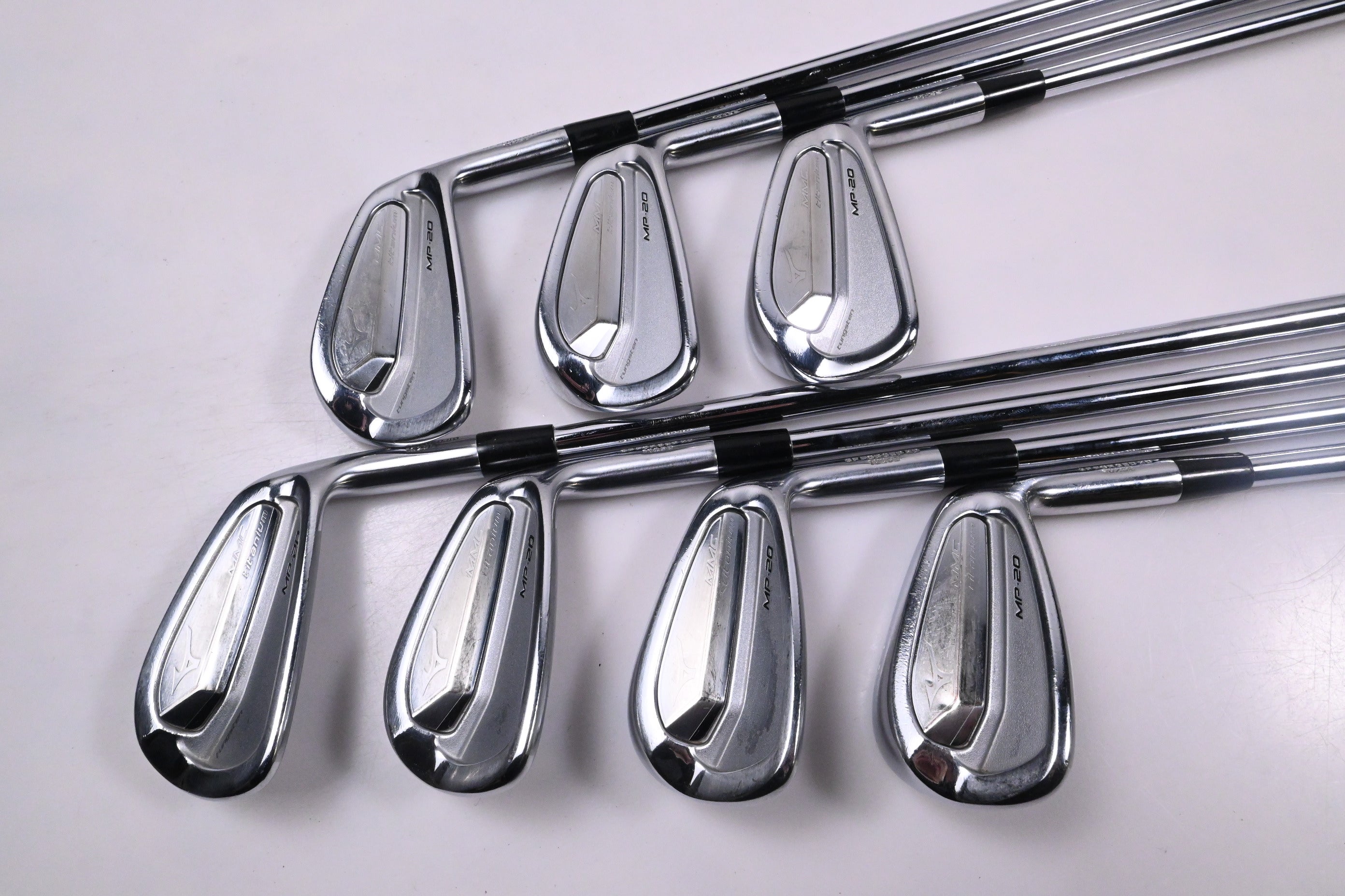 Mizuno MP-20 MMC Irons / 4-PW / Stiff Flex KBS $-Taper 120 Shafts