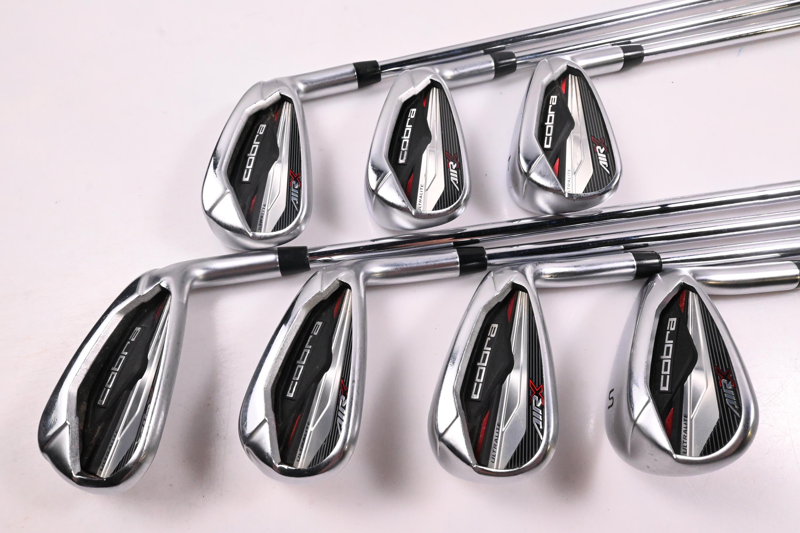 Cobra Air-X Irons / 5-PW+SW / Regular Flex Cobra Shafts