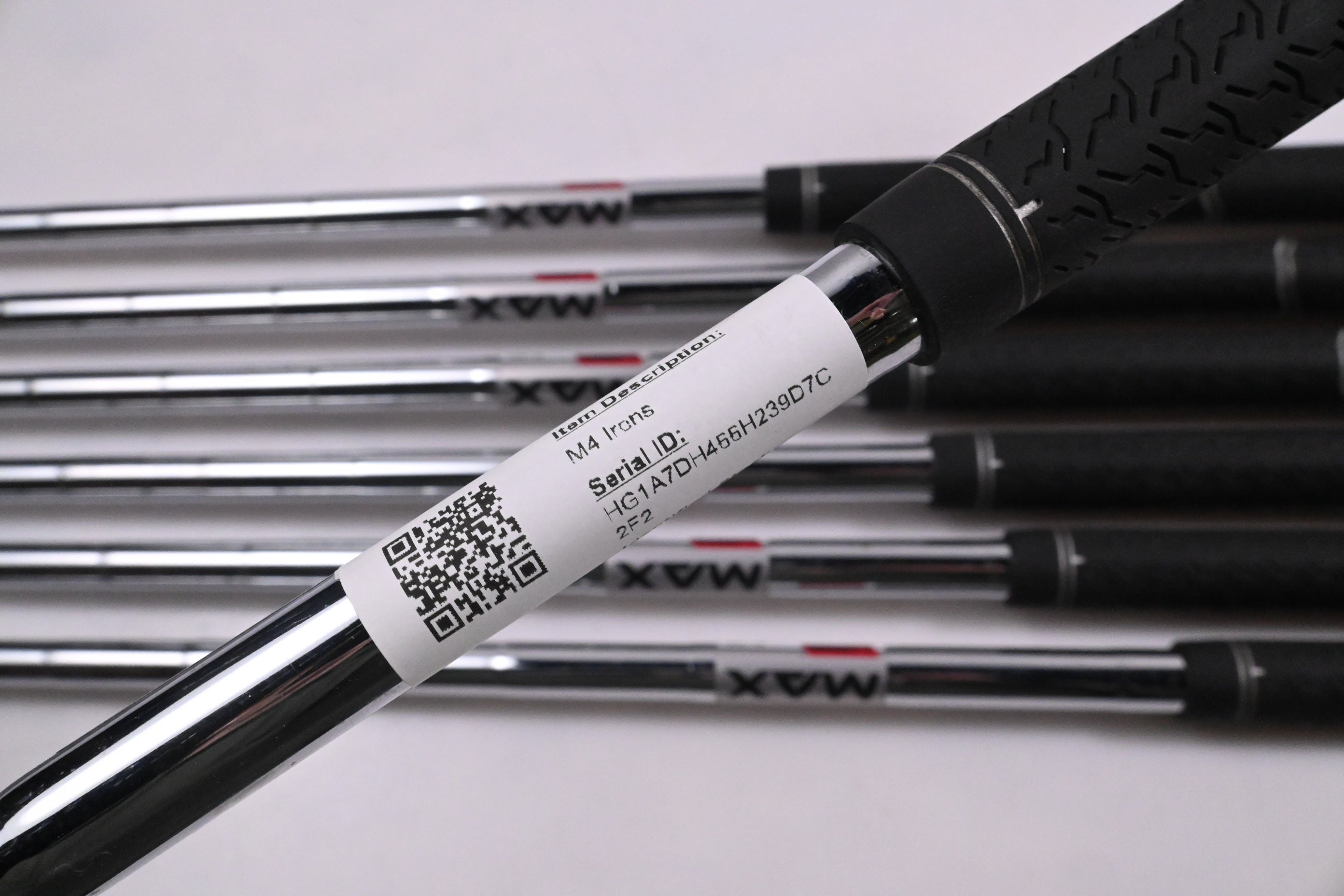 Taylormade M4 Irons / 5-PW+SW / Regular Flex KBS MAX 85 Shafts