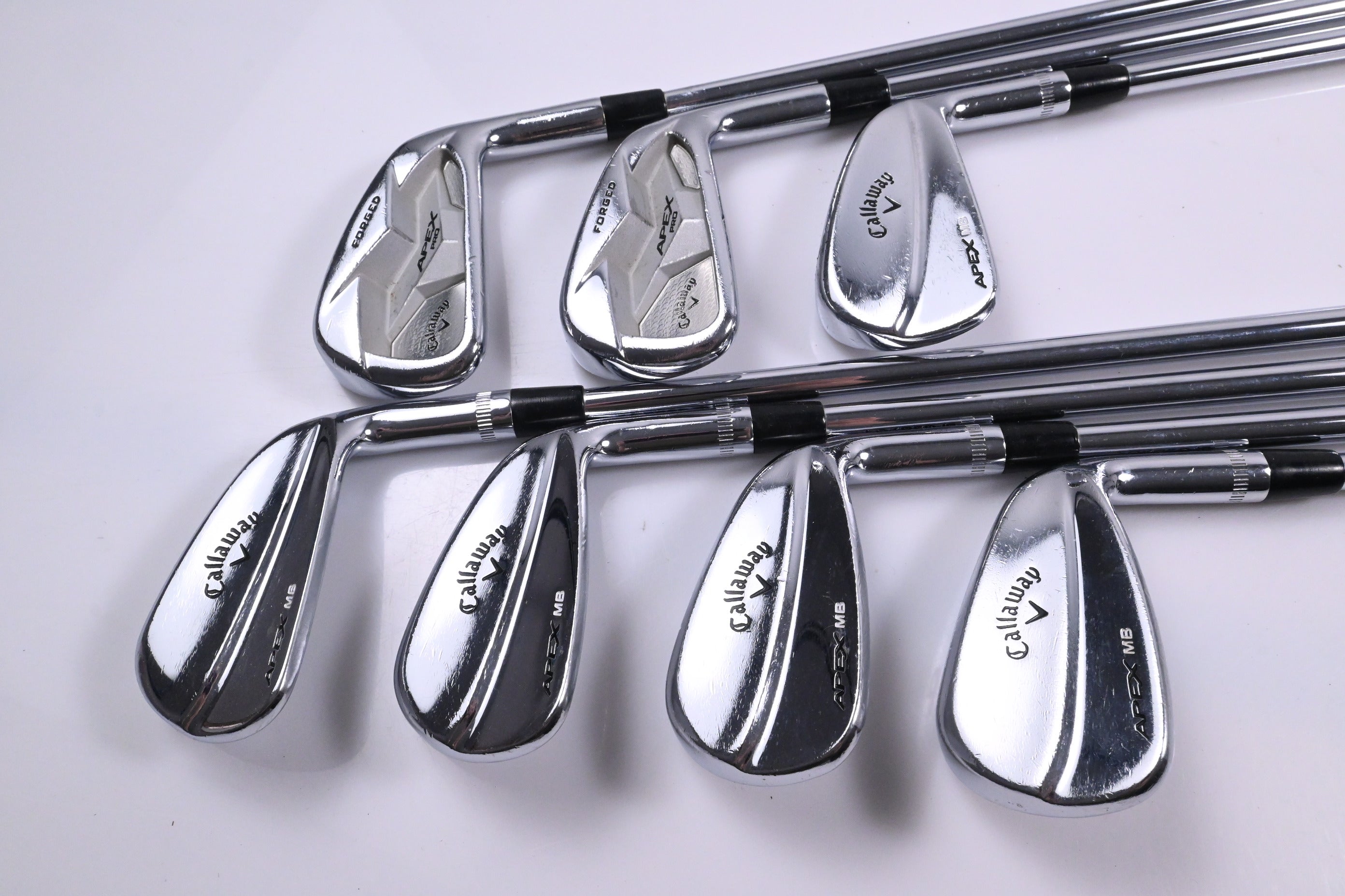 Callaway Apex Pro/MB 2018 Irons / 4-PW / Stiff Flex Project X Shafts