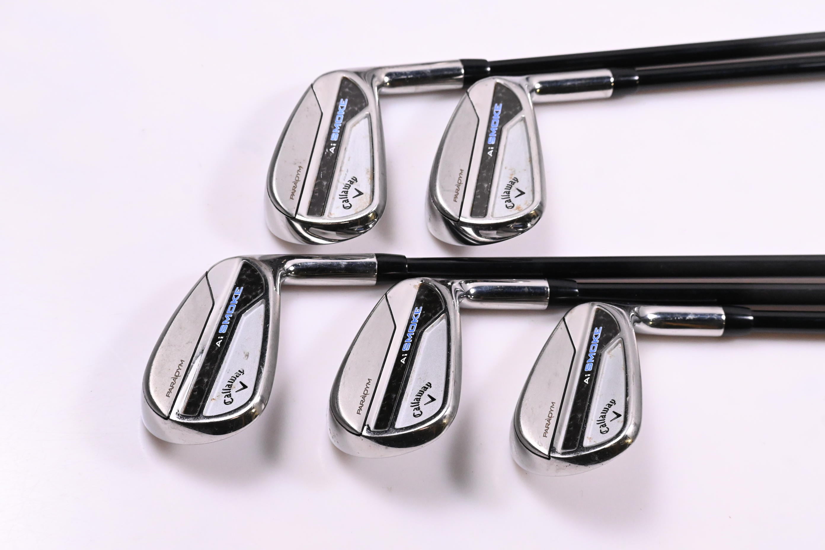 Callaway Paradym Ai Smoke Irons / 6-PW / Senior Flex Tensei Blue 40 Shafts