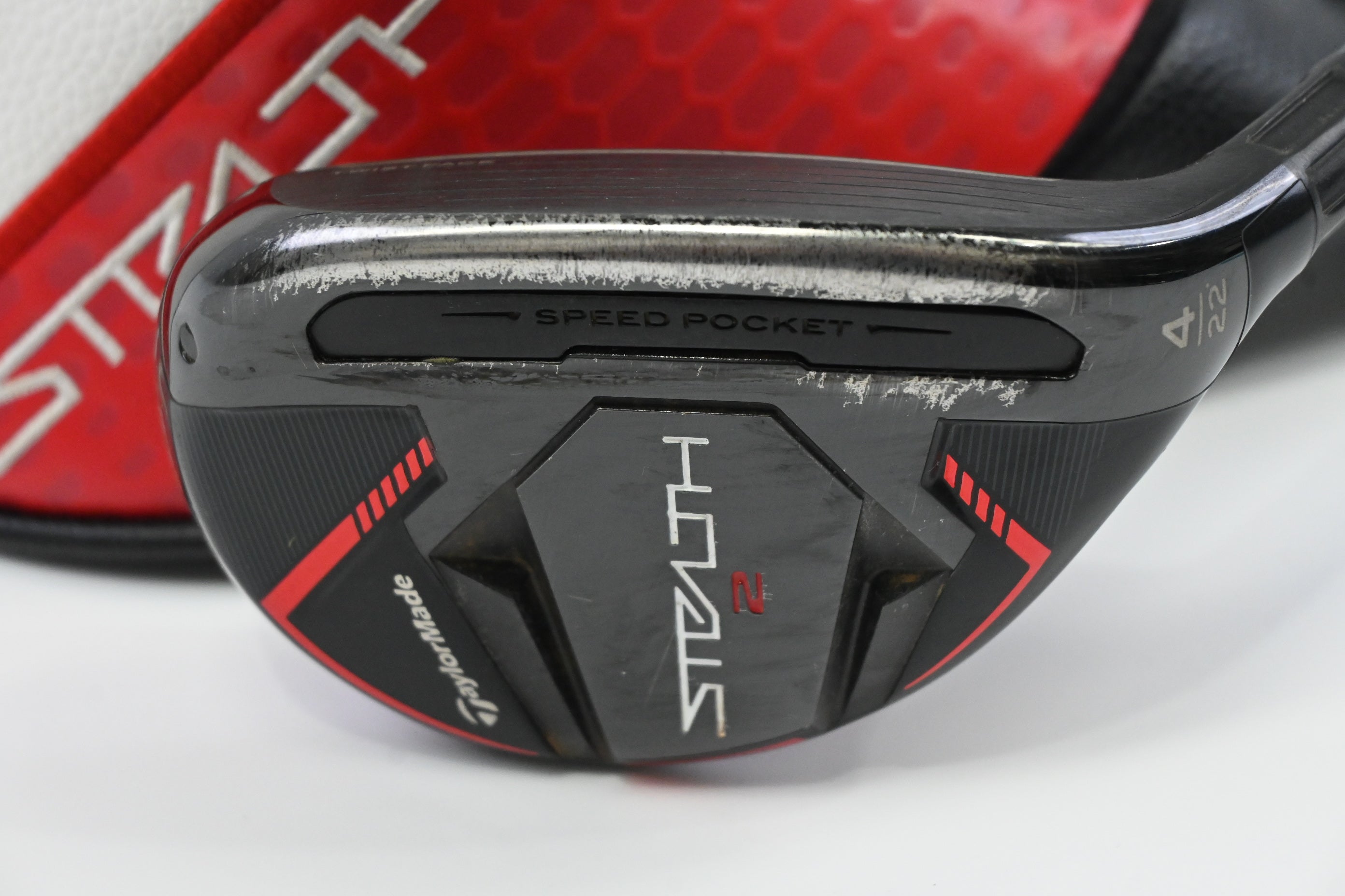 Taylormade Stealth 2 #4 Hybrid / 22 Degree / Regular Flex Fujikura Ventus TR Red