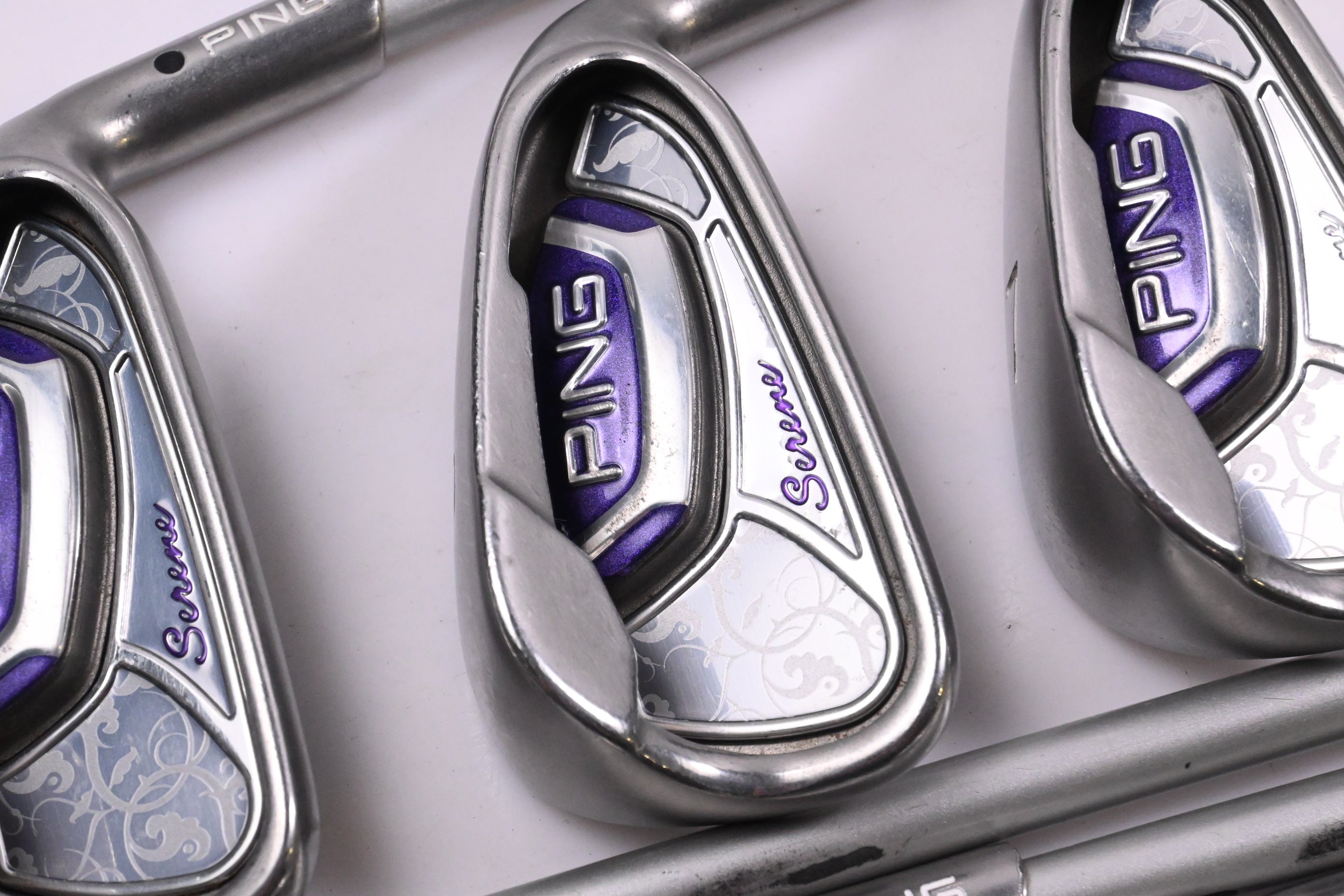 Ladies Ping Serene Combo Irons / 5-PW+SW / Black Dot / Ladies Flex Ping ULT 210