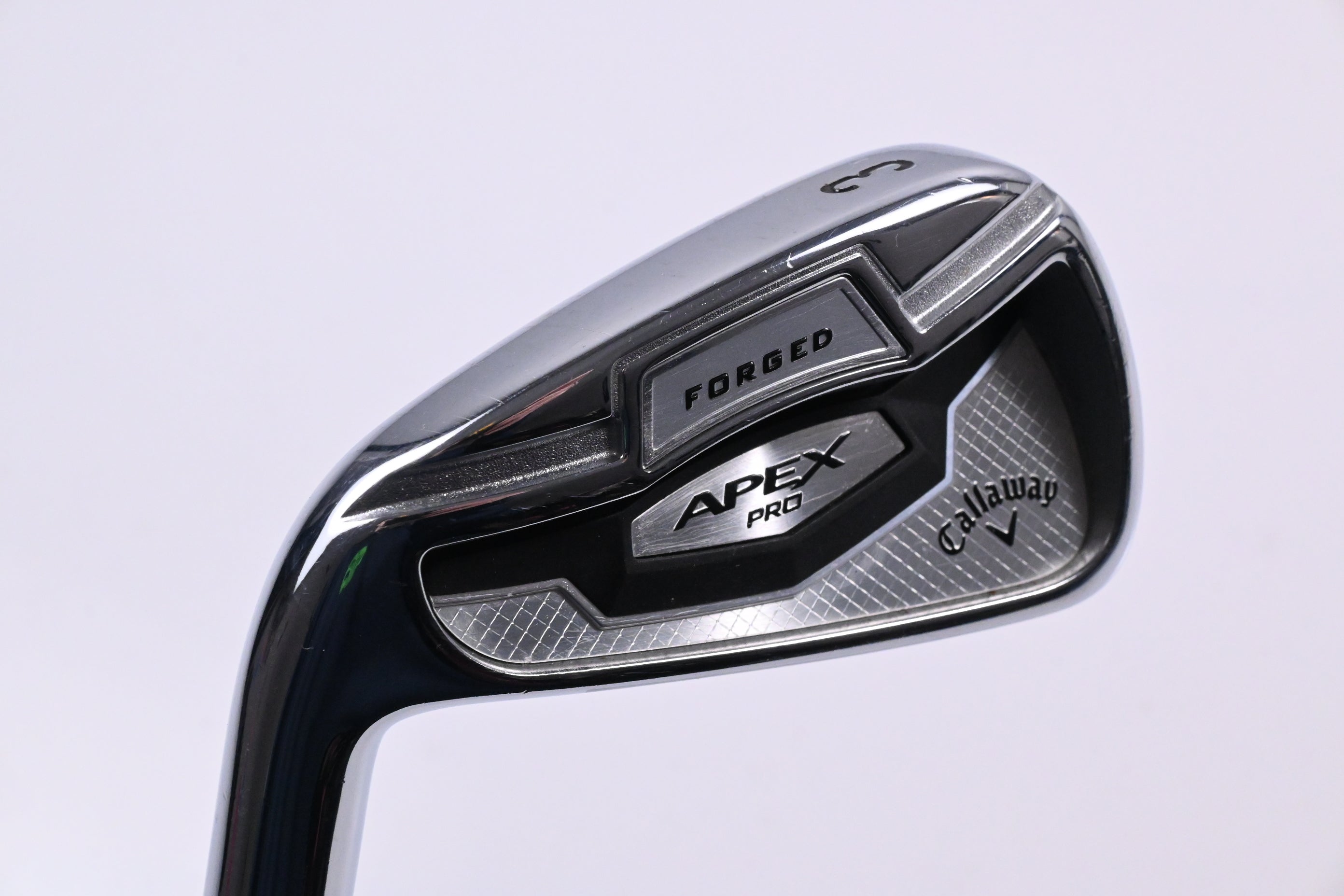 Left Hand Callaway Apex Pro 16 #3 Iron / 21 Degree / Stiff Flex Project X Shaft