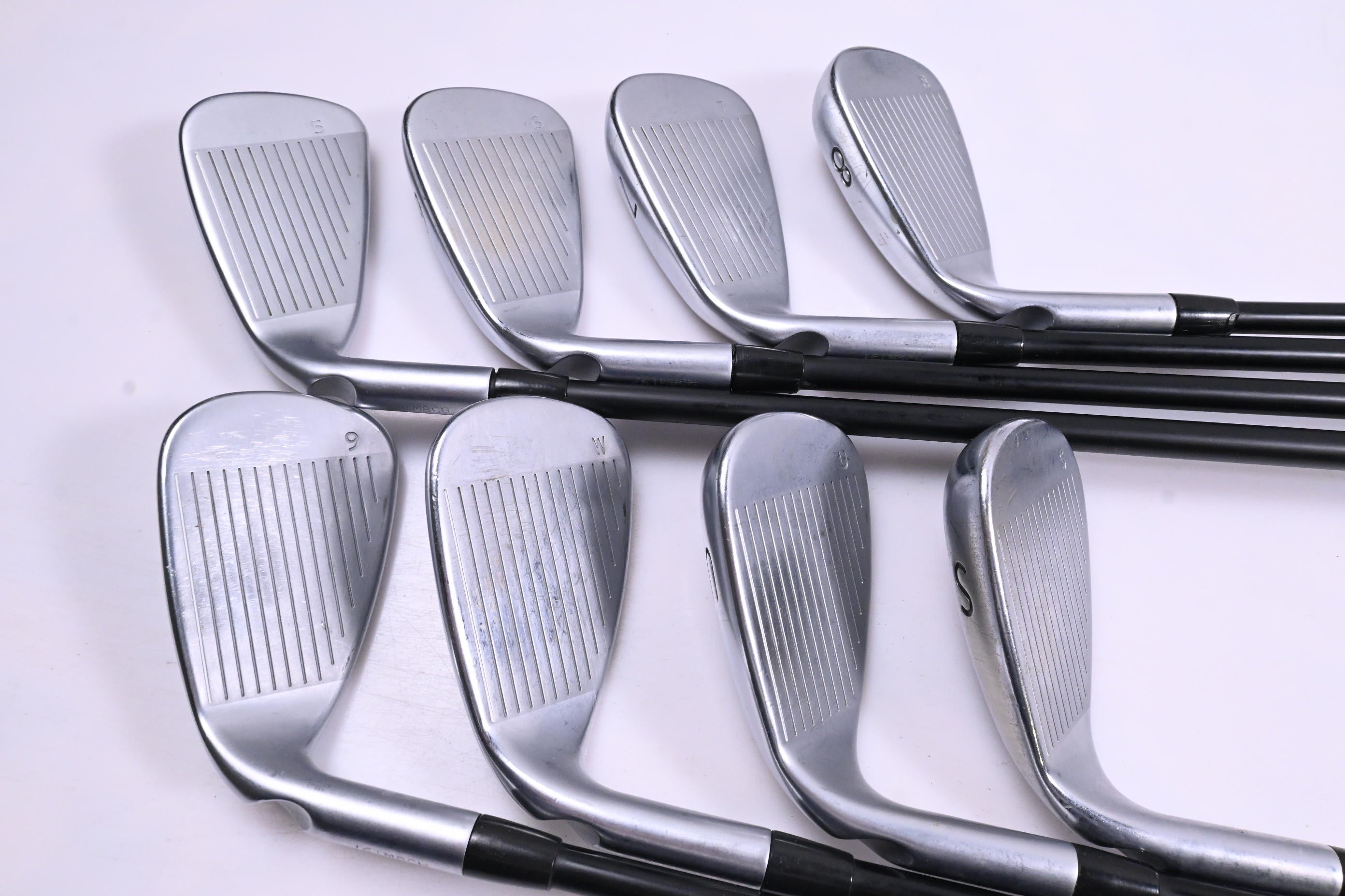 Ping G400 Irons / 5-PW+GW+SW / Green Dot / Senior Flex Ping Alta CB Shafts