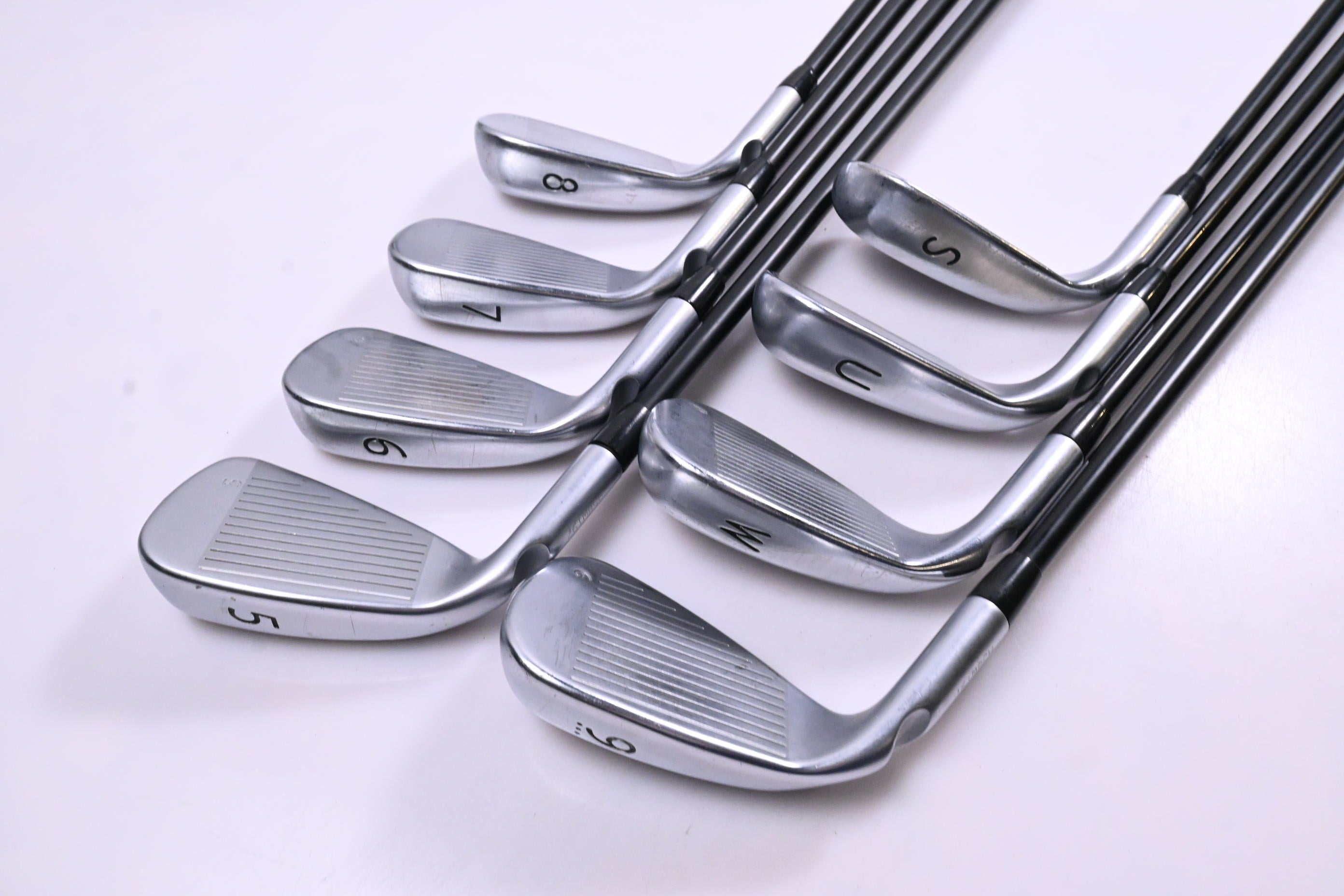 Ping G400 Irons / 5-PW+GW+SW / Green Dot / Senior Flex Ping Alta CB Shafts