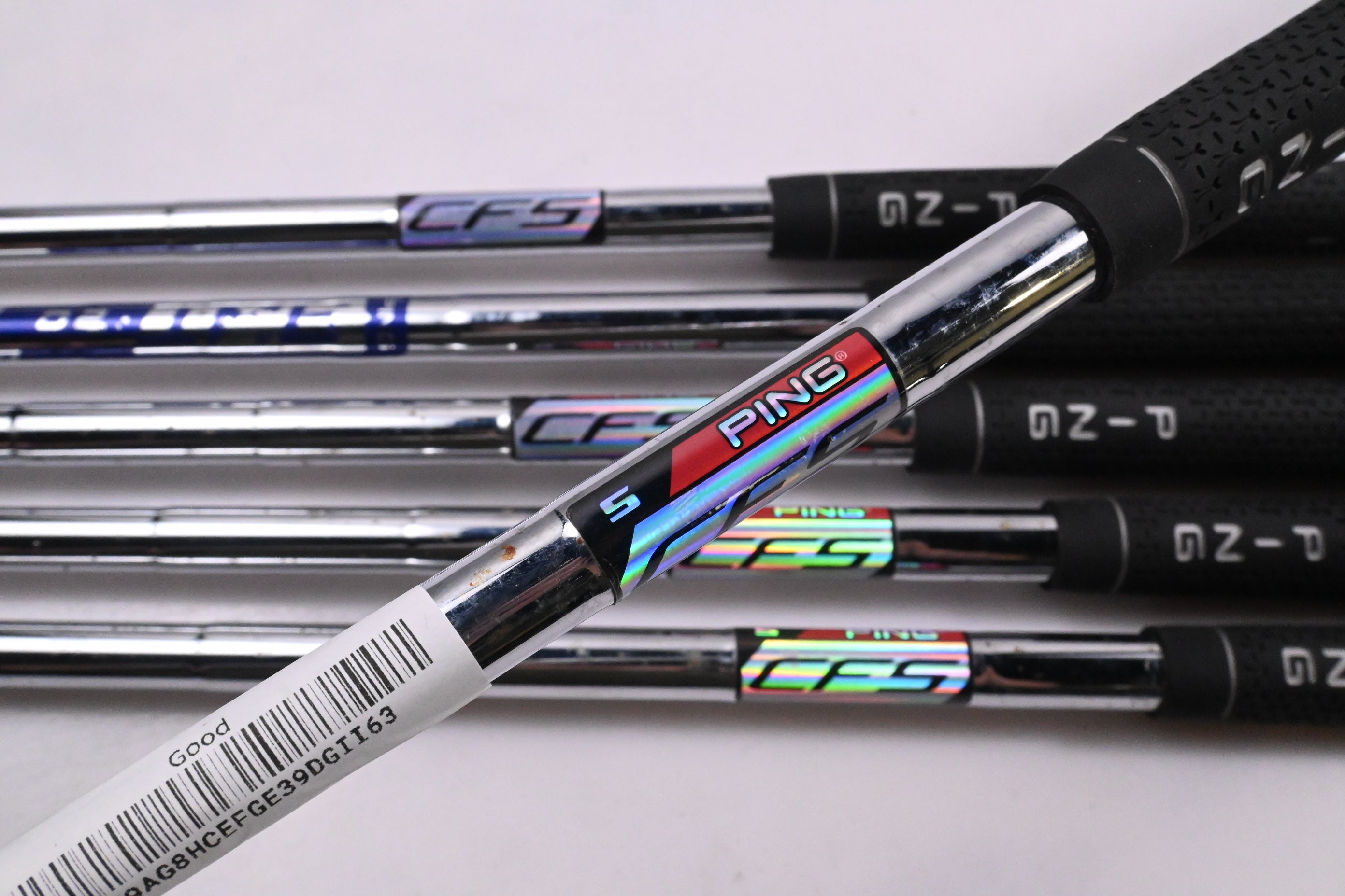 Ping S55 Irons / 4-9i / Green Dot / Stiff Flex Ping CFS Shafts
