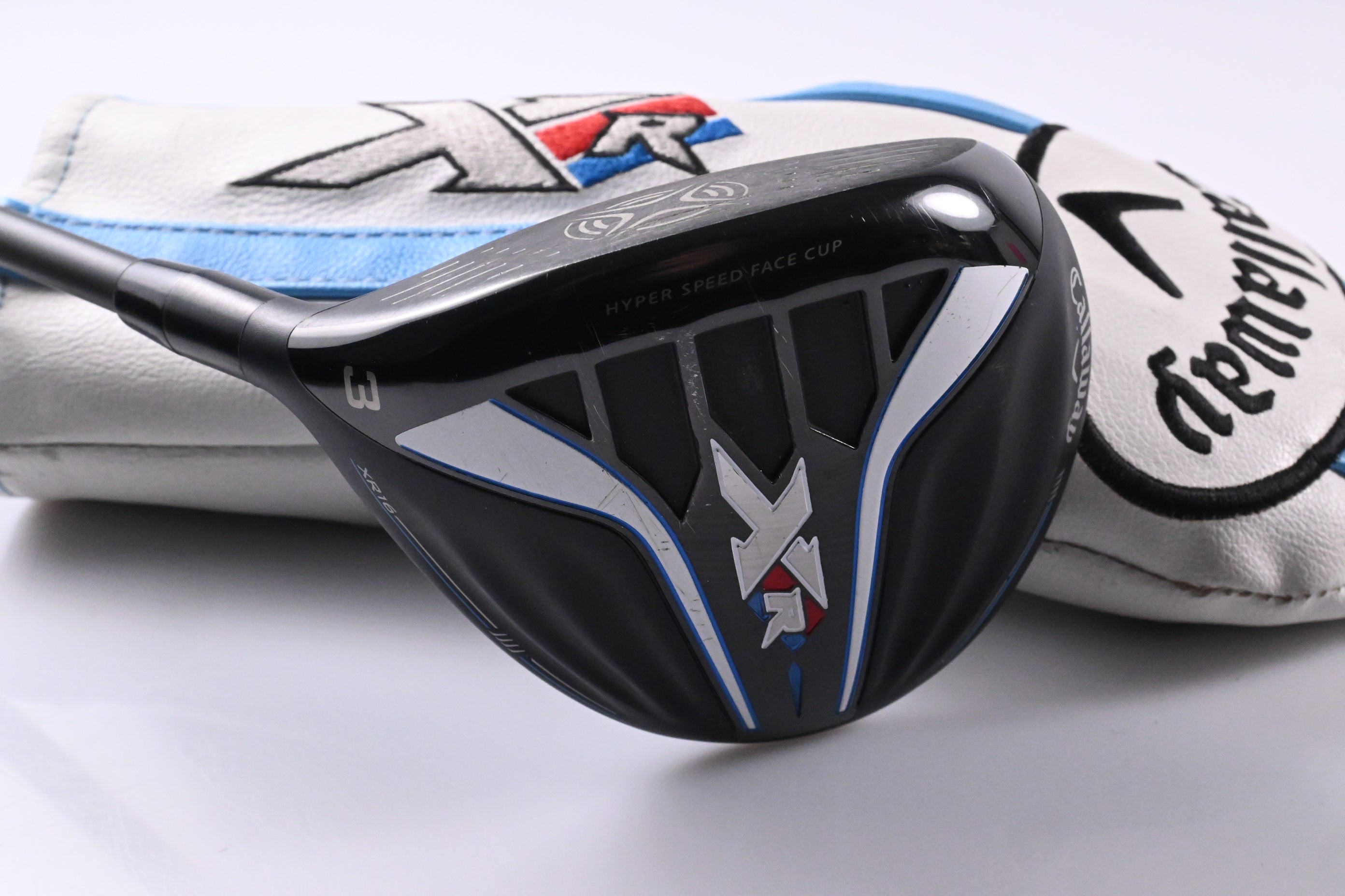 Left Hand Callaway XR16 #3 Wood / 15 Degree / Ladies Flex Bassara 52 Shaft