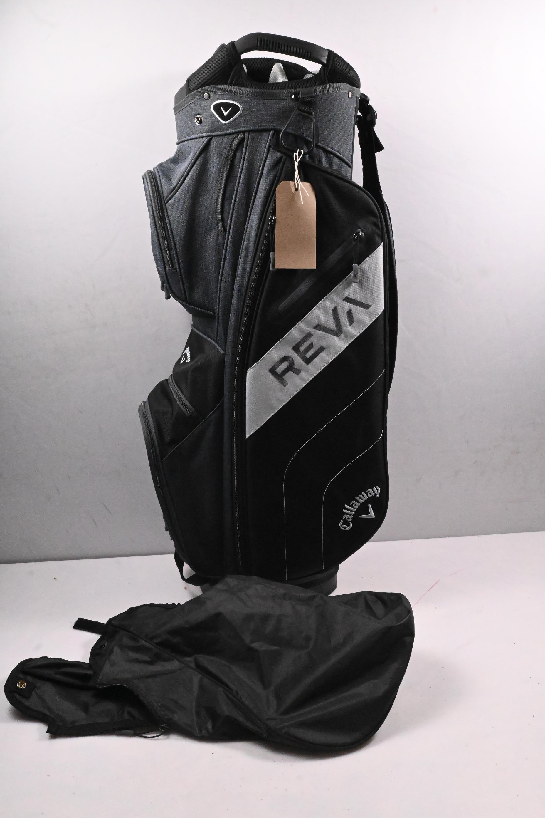 Callaway REVA Cart Bag / 14-Way Divider / Black, Grey