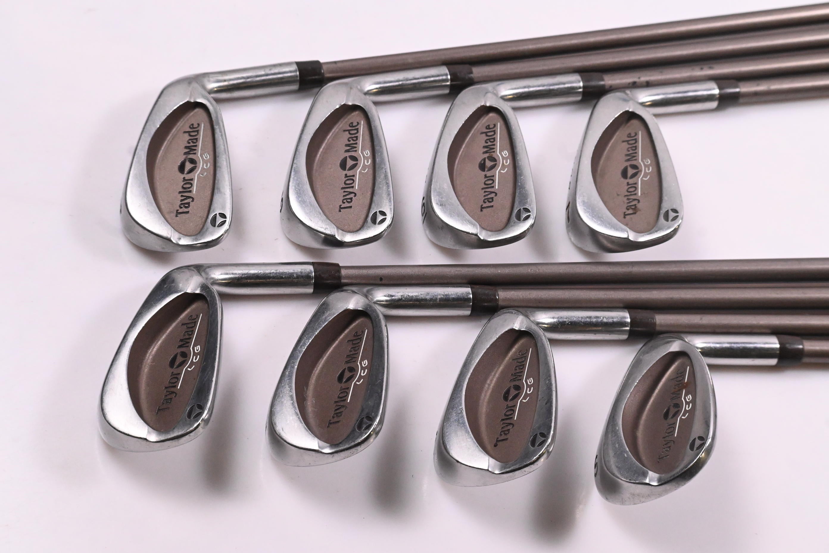 Ladies Taylormade Burner Bubble LCG Irons / 4-PW+SW / Ladies Flex Bubble 60