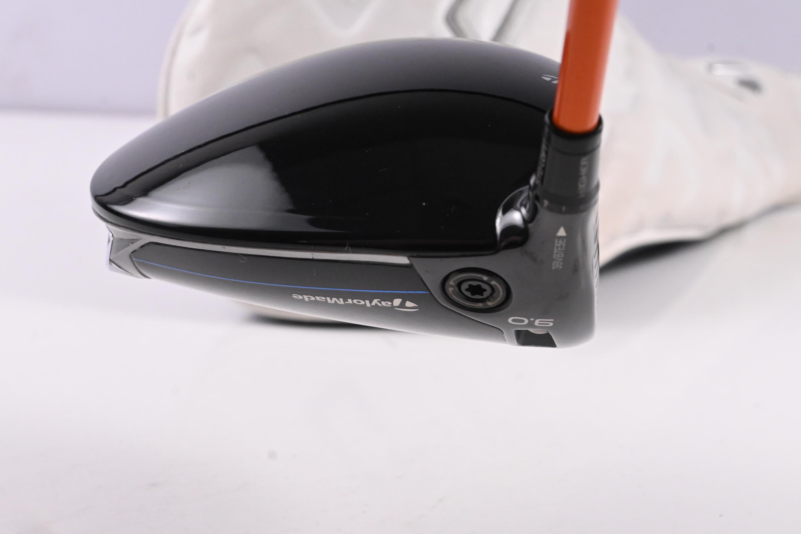 Left Hand Taylormade Qi10 Max Driver / 9 Degree / Stiff Flex Tour AD Orange DI-6