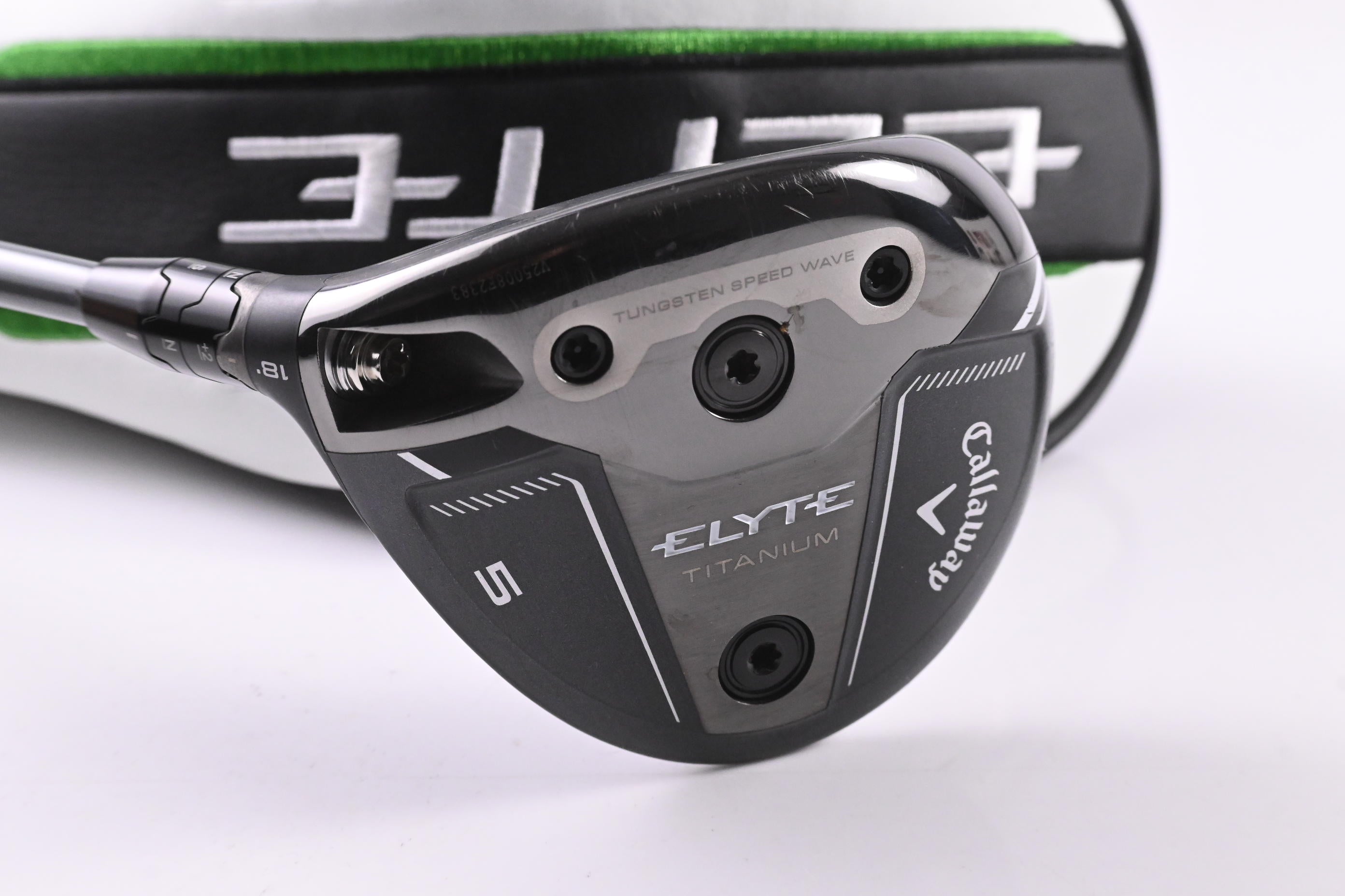 Left Hand Callaway Elyte Ti #5 Wood / 18 Degree / Regular Flex Denali Charcoal