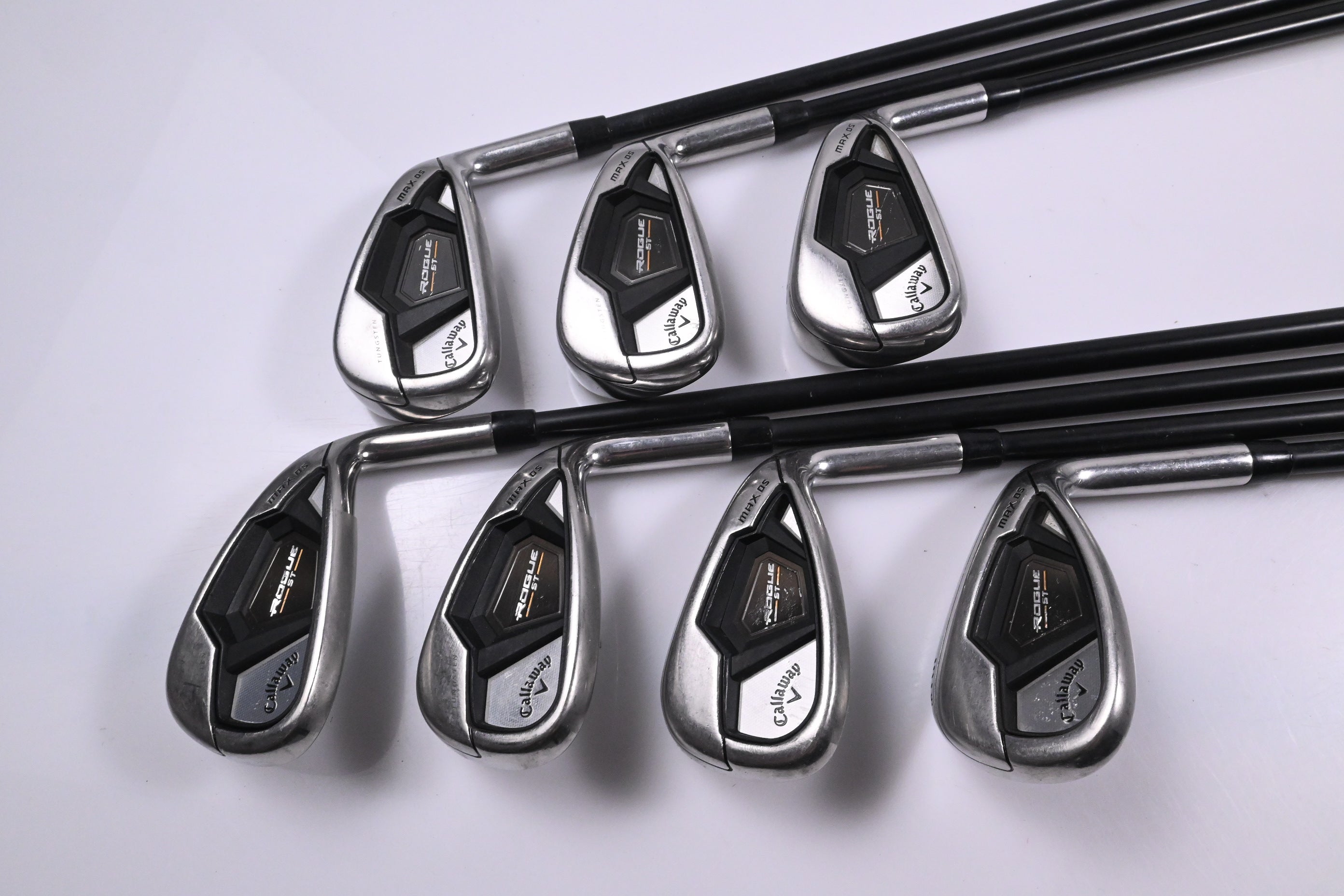 Ladies Callaway Rogue ST Max OS Lite Irons / 5-PW / Ladies Flex Cypher 40 Shafts