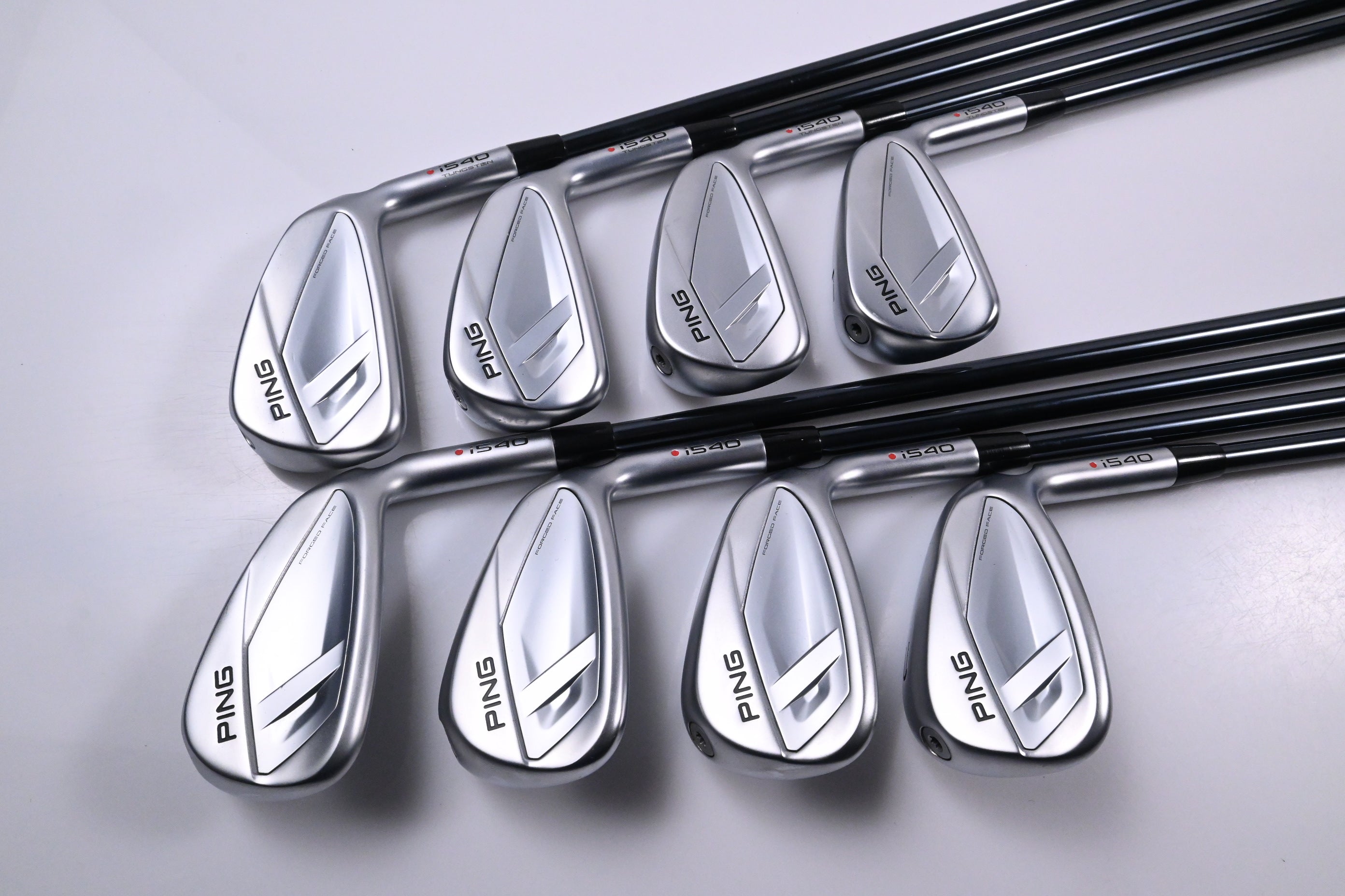 Ping i540 Irons / 4-PW+UW / Red Dot / Stiff Flex UST Mamiya Recoil DART 75