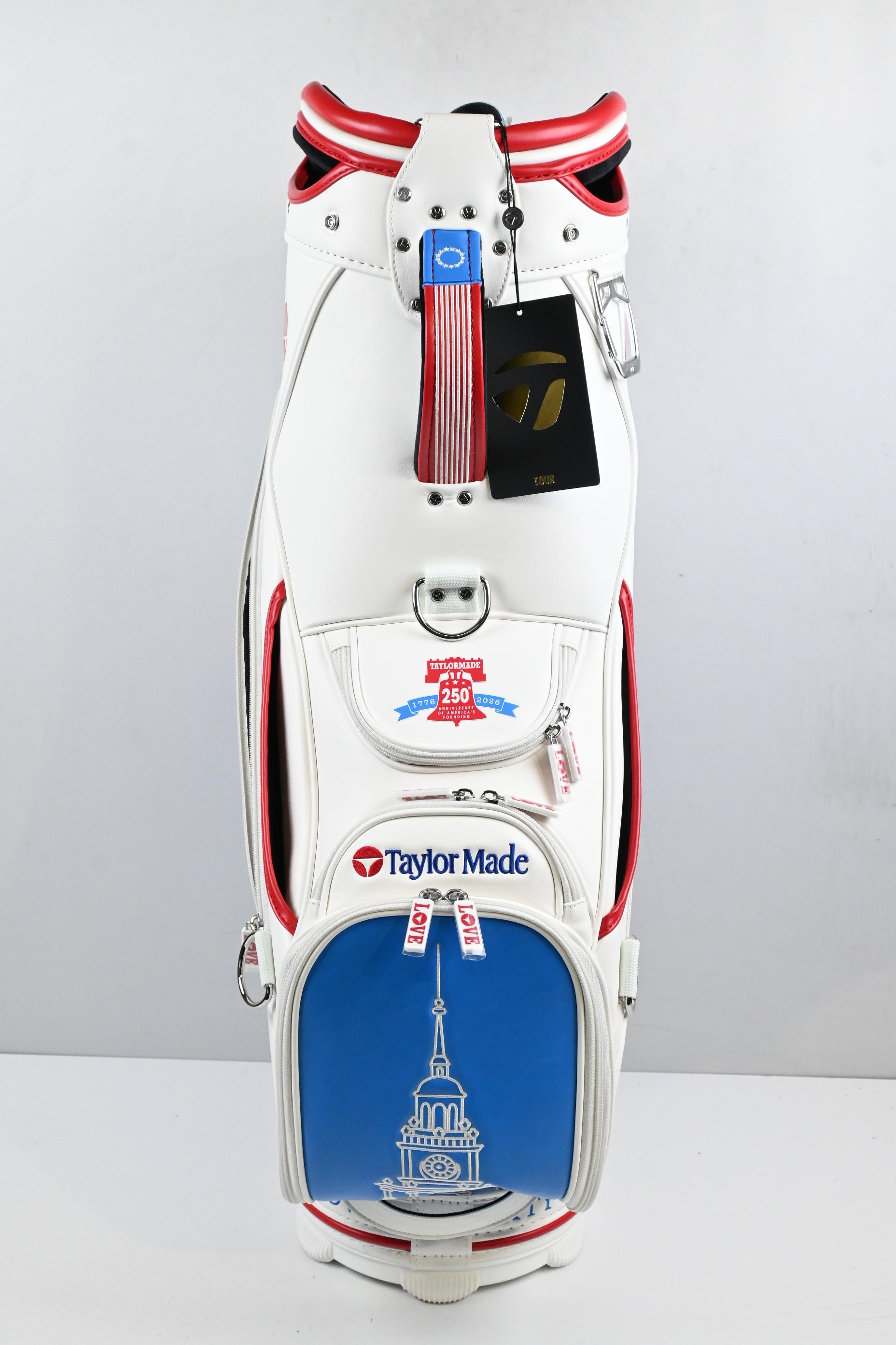 Taylormade Liberty Lines Tour Bag / 6-Way Divider / Red, White, Blue