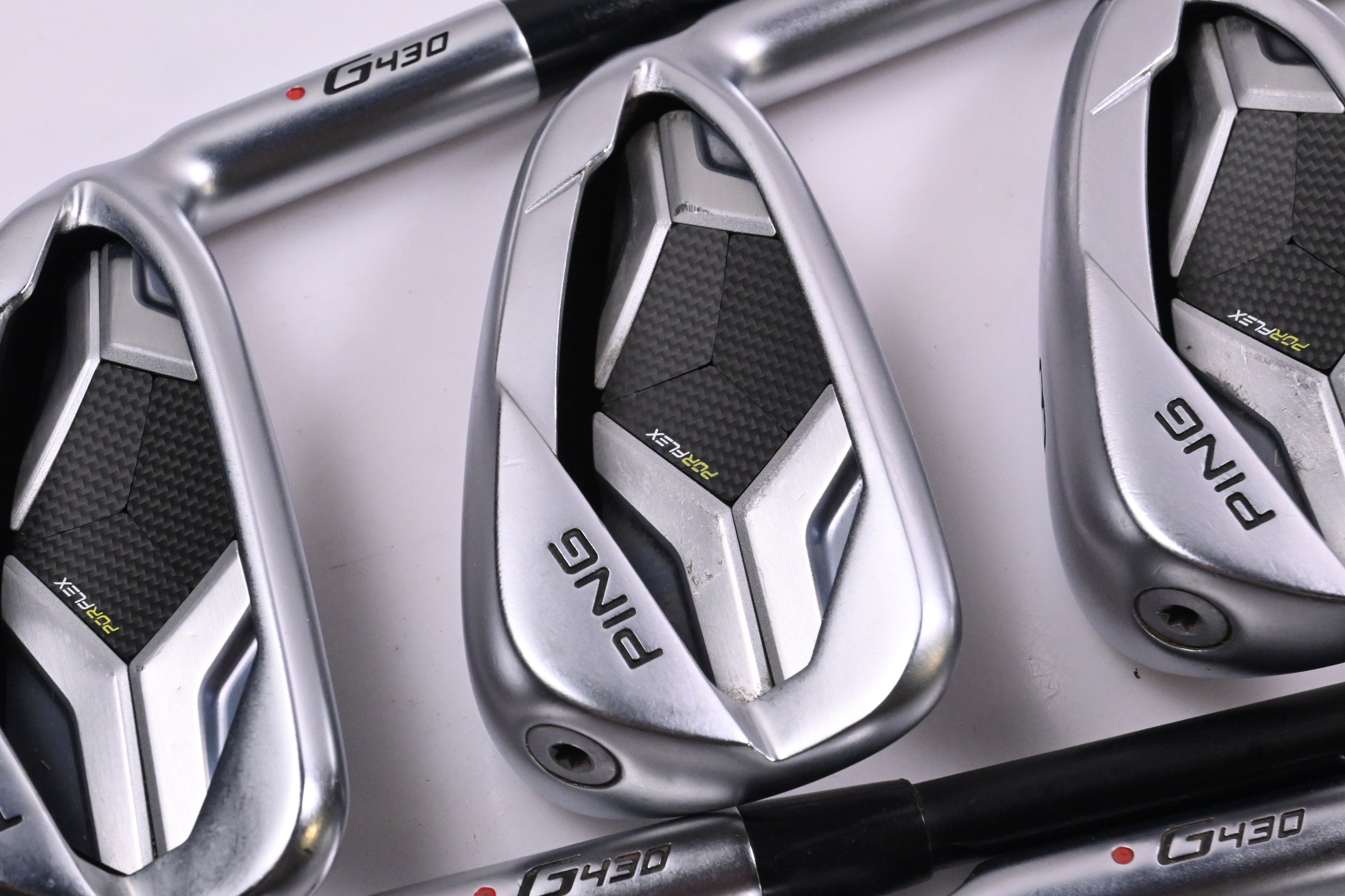 Ping G430 Irons / 6-PW+50° / Red Dot / Senior Flex Ping Alta CB Black Shafts