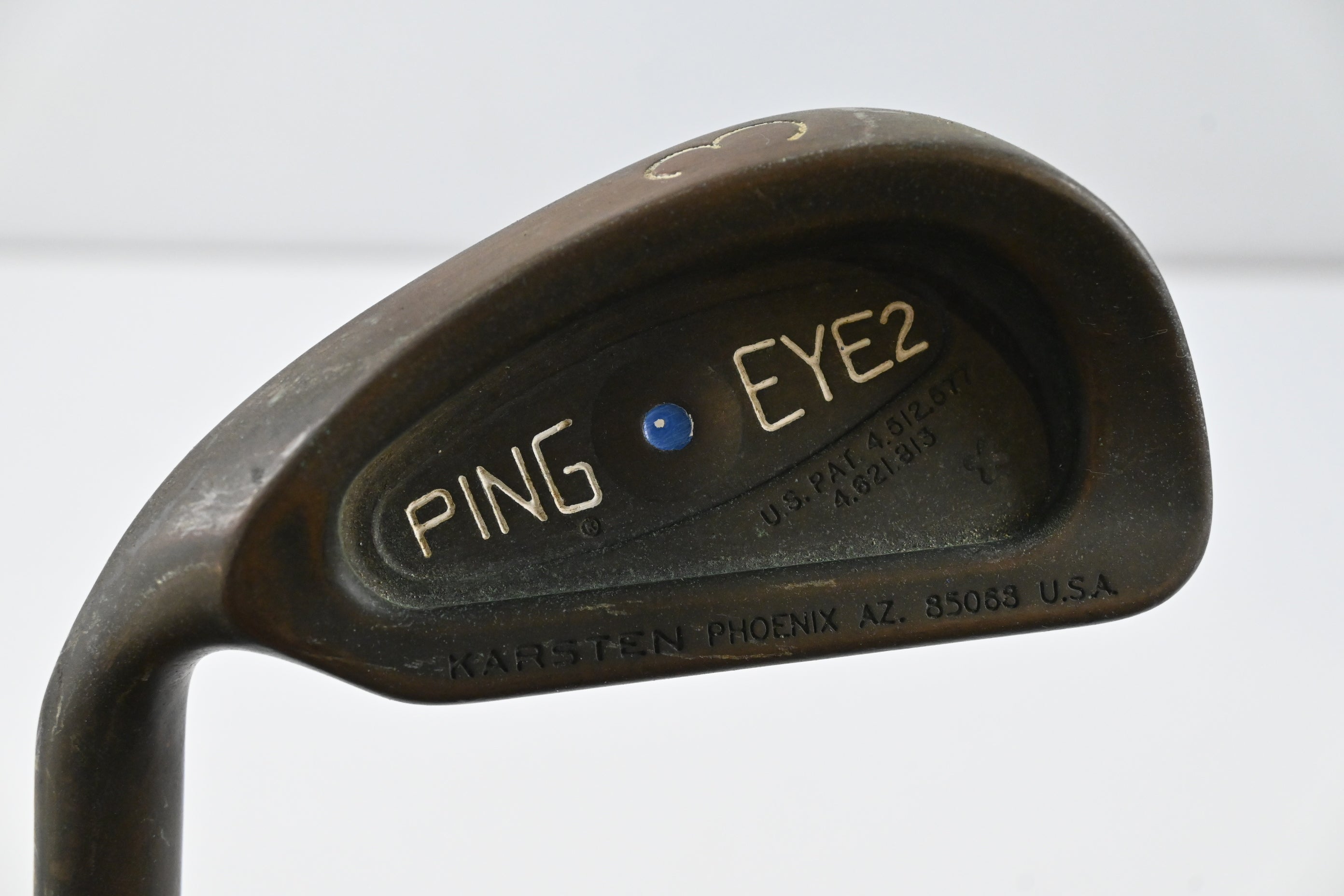 Left Hand Ping Eye 2 BeCu #3 Iron / 21.5 Degree / Blue Dot / Stiff Flex KT-M