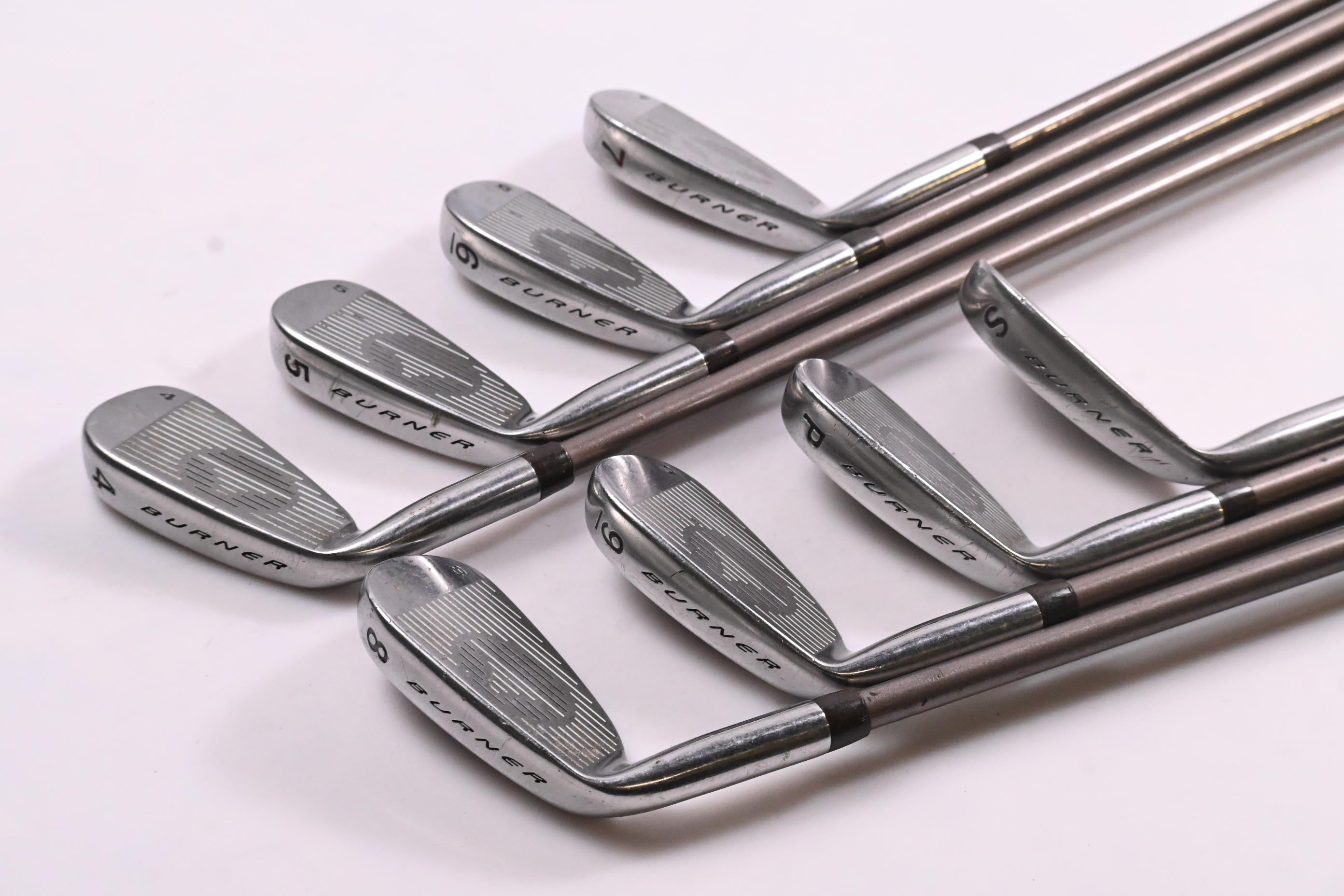 Ladies Taylormade Burner Bubble LCG Irons / 4-PW+SW / Ladies Flex Bubble 60