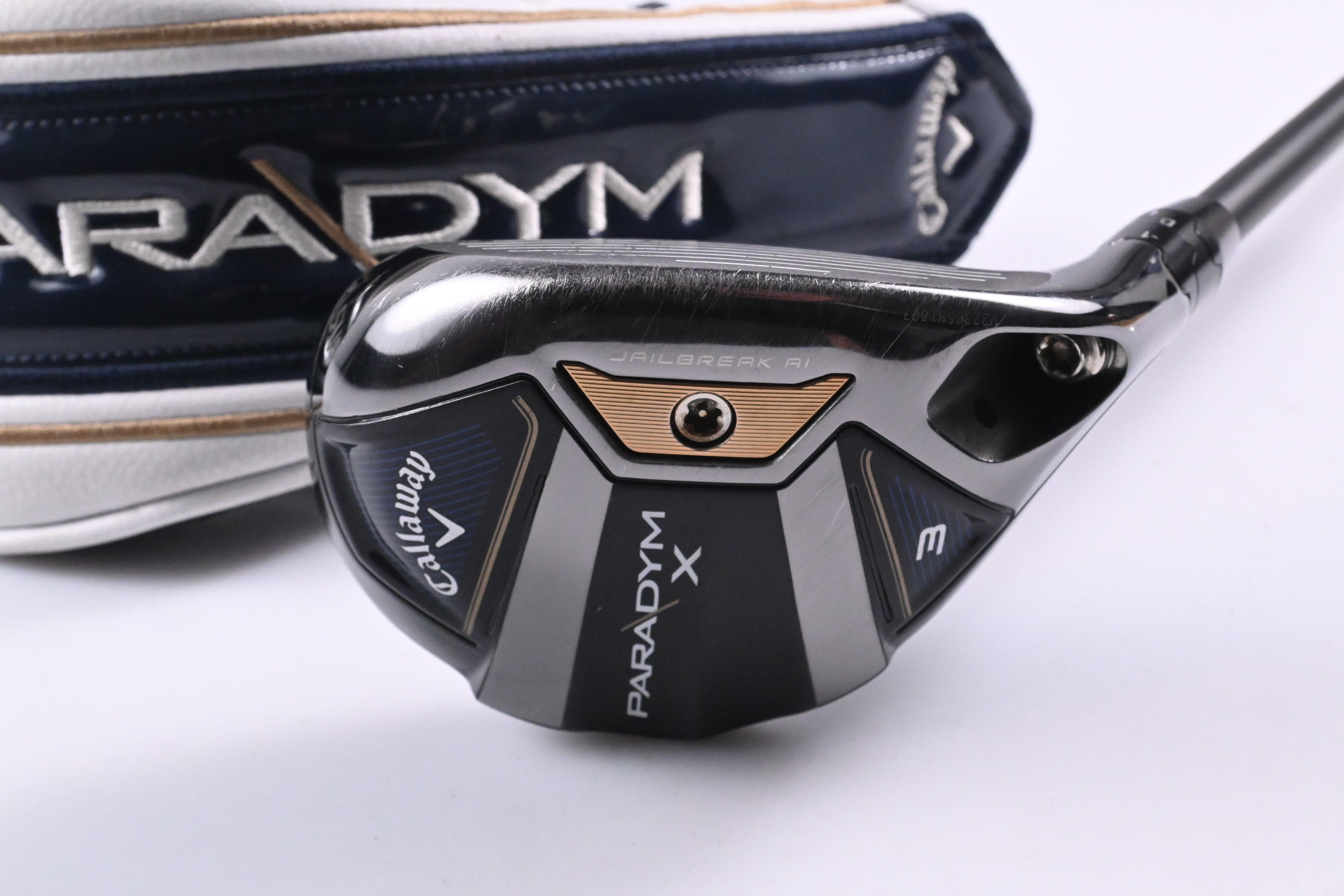Callaway Paradym X #3 Hybrid / 18 Degree / Stiff Flex HZRDUS GEN4 Red 70 Shaft