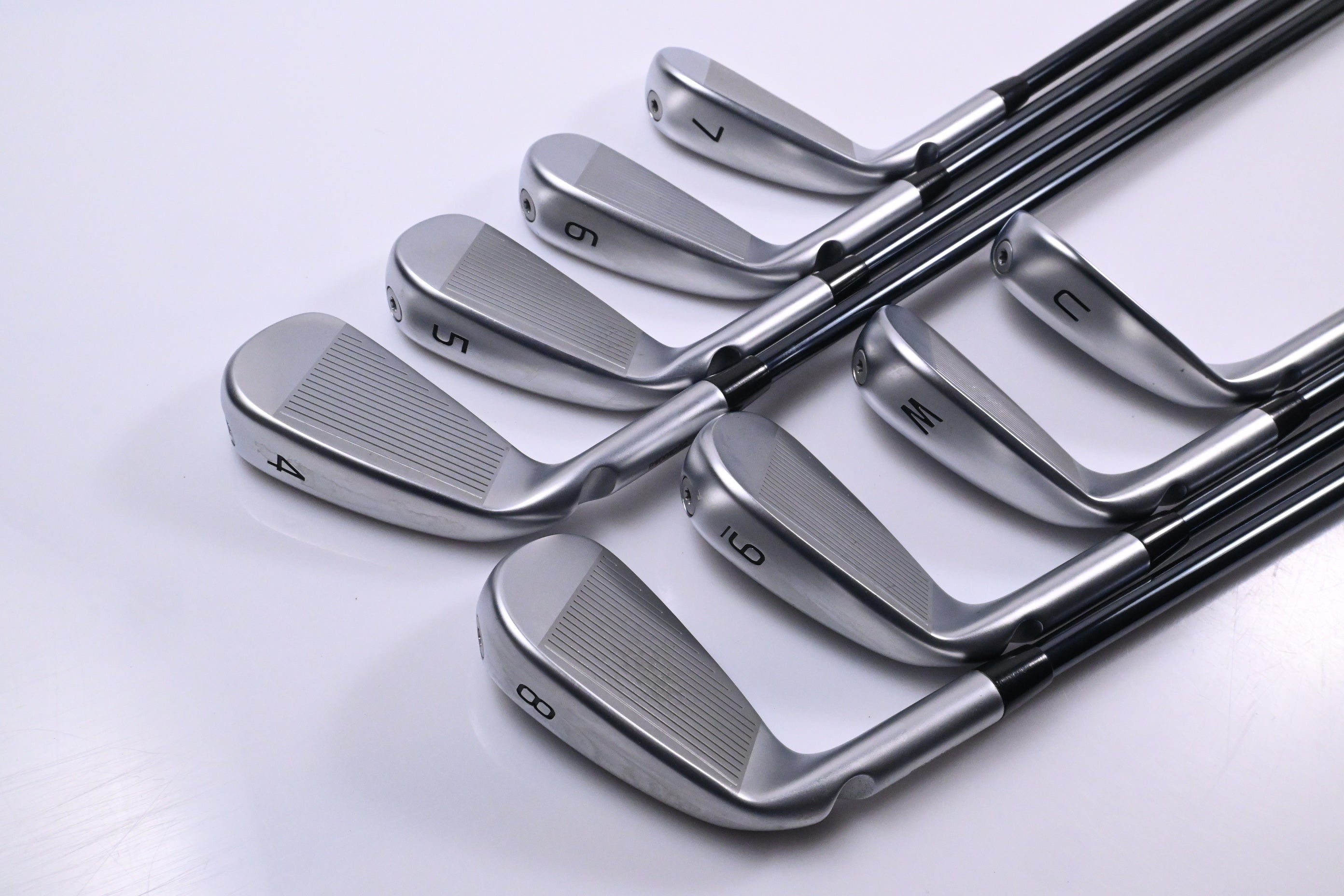 Ping i540 Irons / 4-PW+UW / Red Dot / Stiff Flex UST Mamiya Recoil DART 75