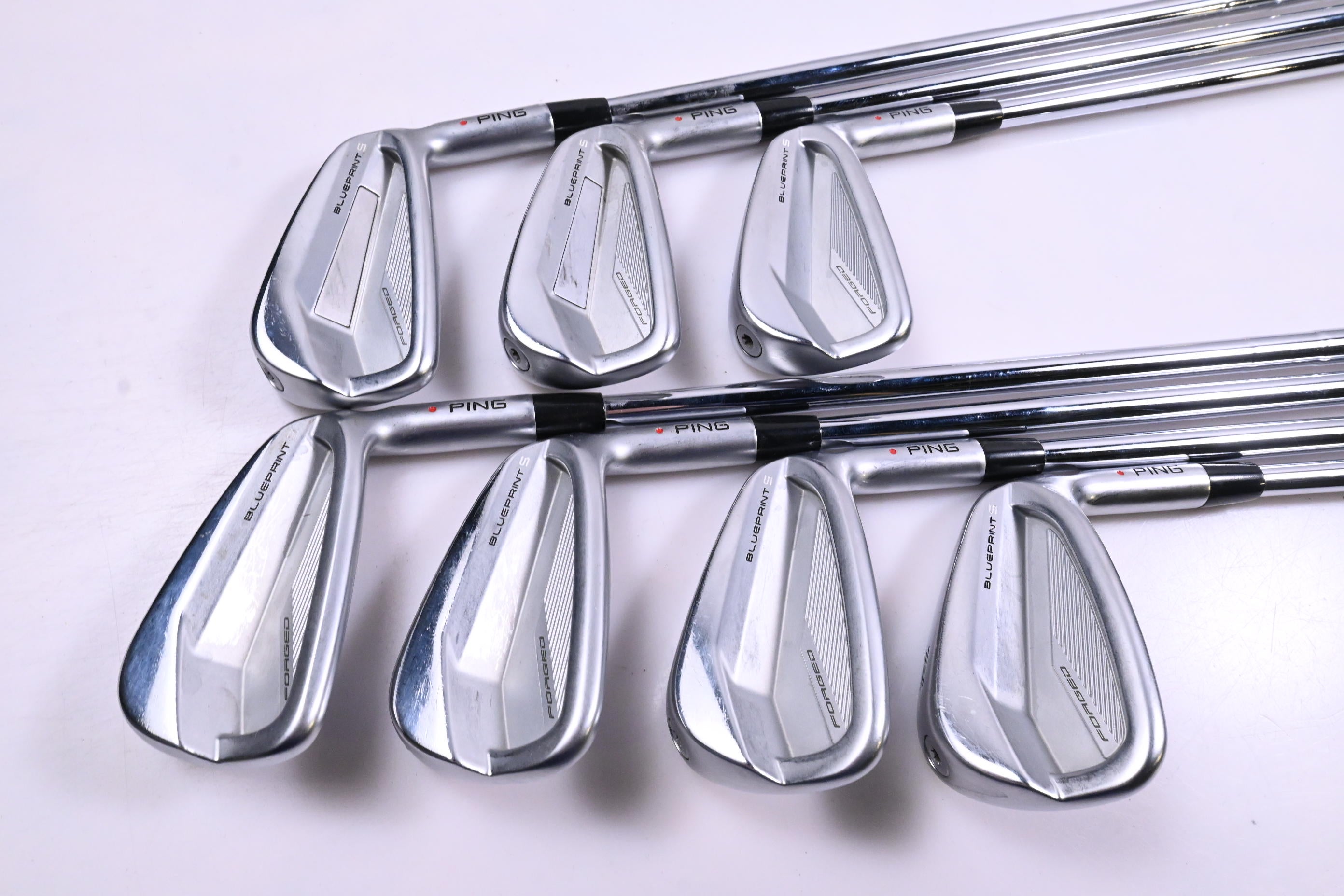 Ping Blueprint S Irons / 4-PW / Red Dot / Stiff Flex Dynamic Gold 105 S300
