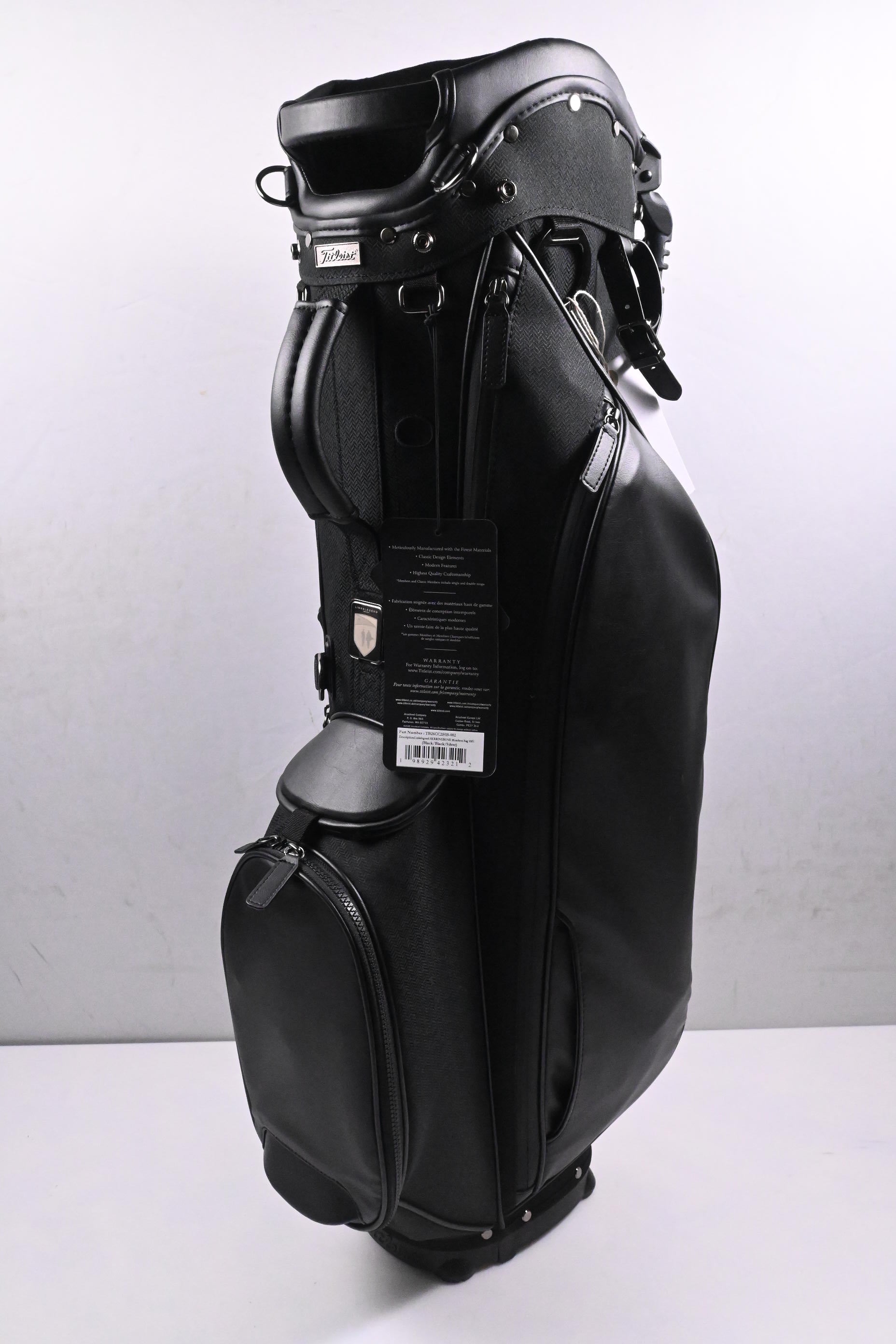 Titleist Links Legend Members Stand Bag / 4-Way Divider / Black