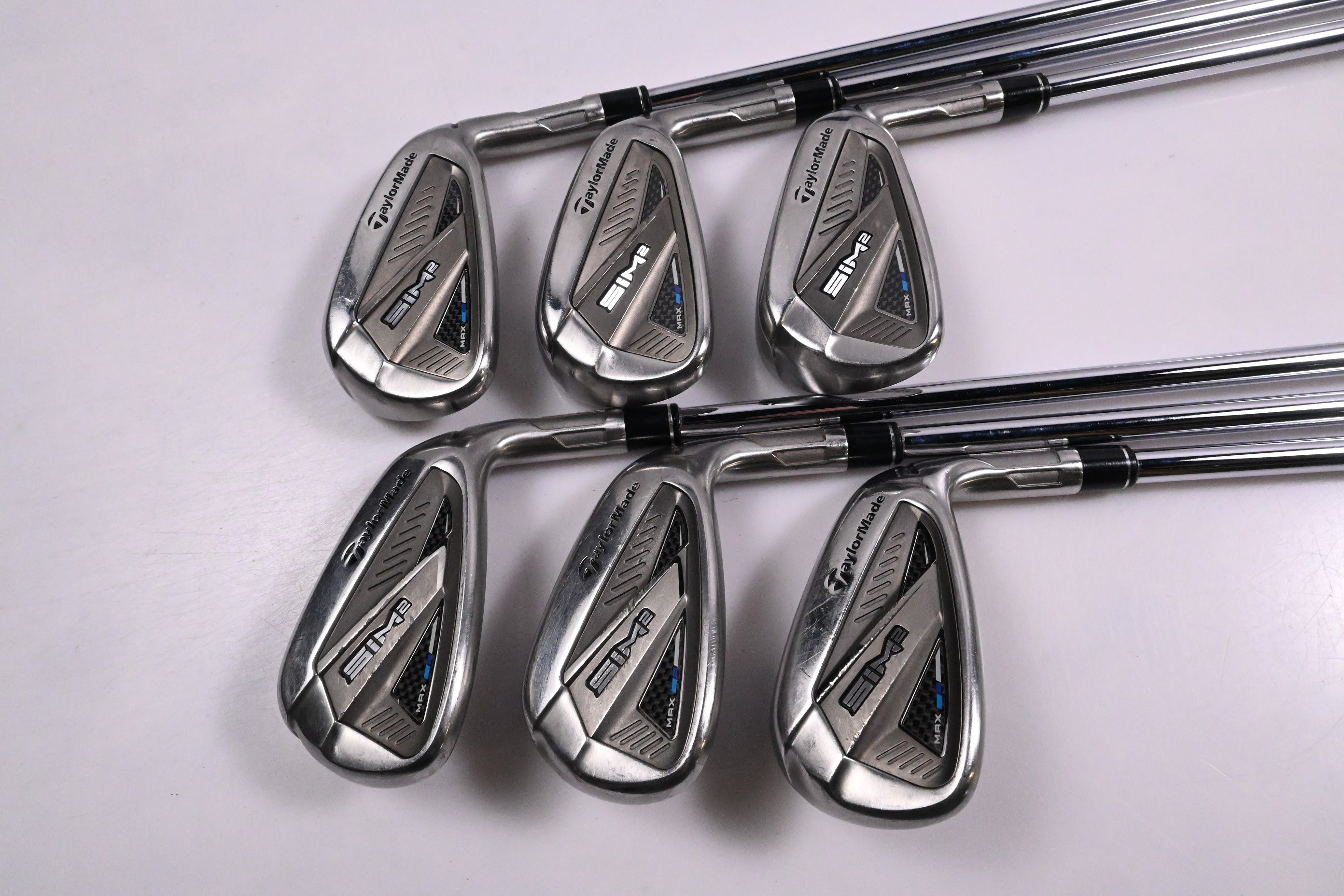 Taylormade SIM2 Max Irons / 5-PW / Regular Flex KBS MAX MT 85 Shafts
