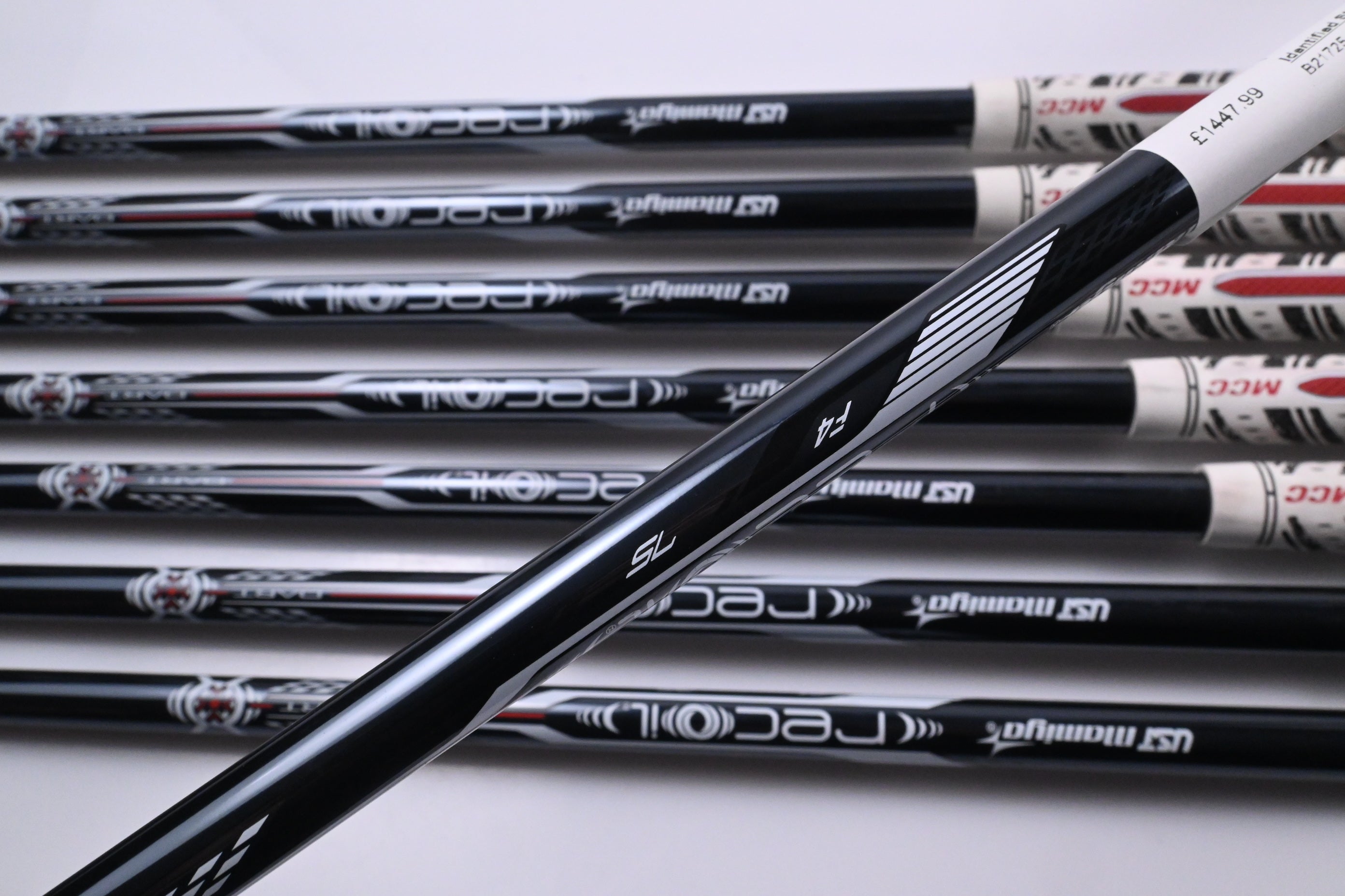 Ping i540 Irons / 4-PW+UW / Red Dot / Stiff Flex UST Mamiya Recoil DART 75