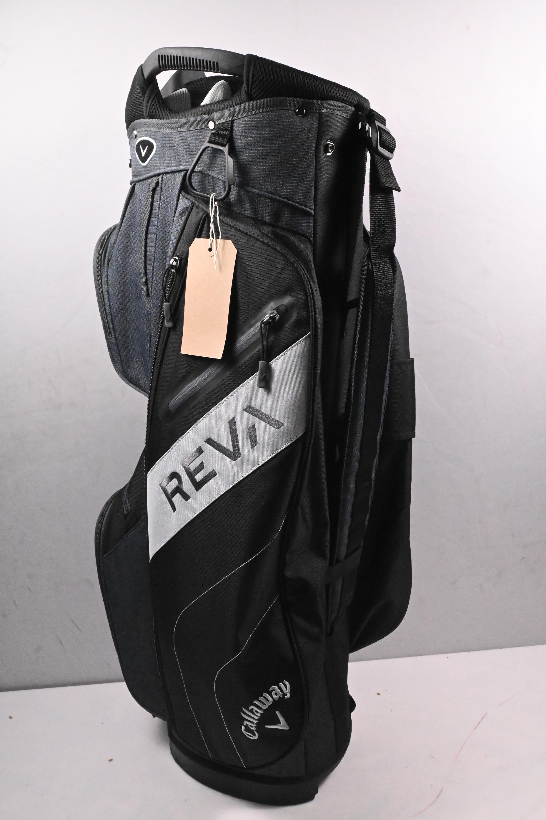 Callaway REVA Cart Bag / 14-Way Divider / Black, Grey