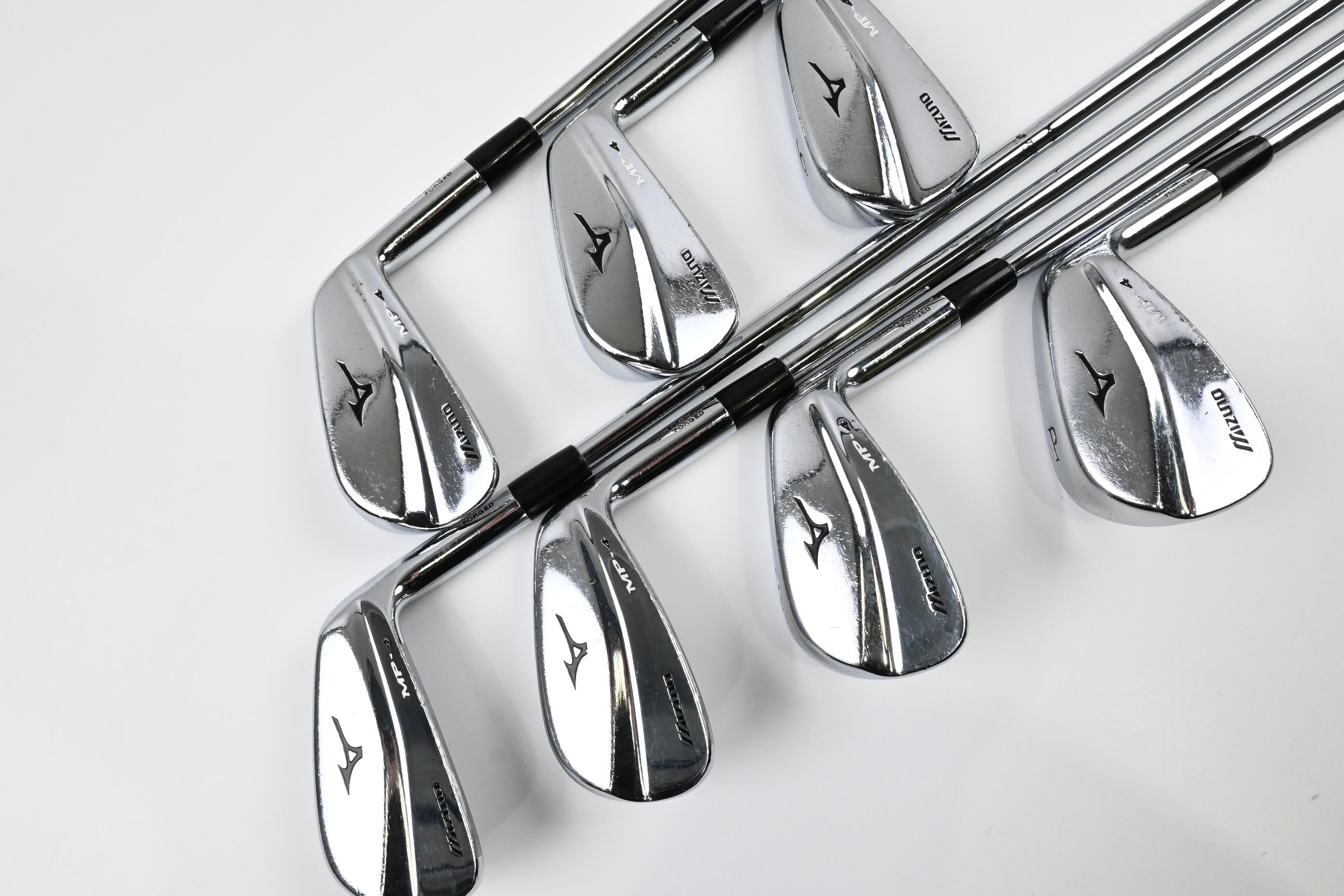 Mizuno MP-4 Irons / 4-PW / Stiff Flex Dynamic Gold S300 Shafts