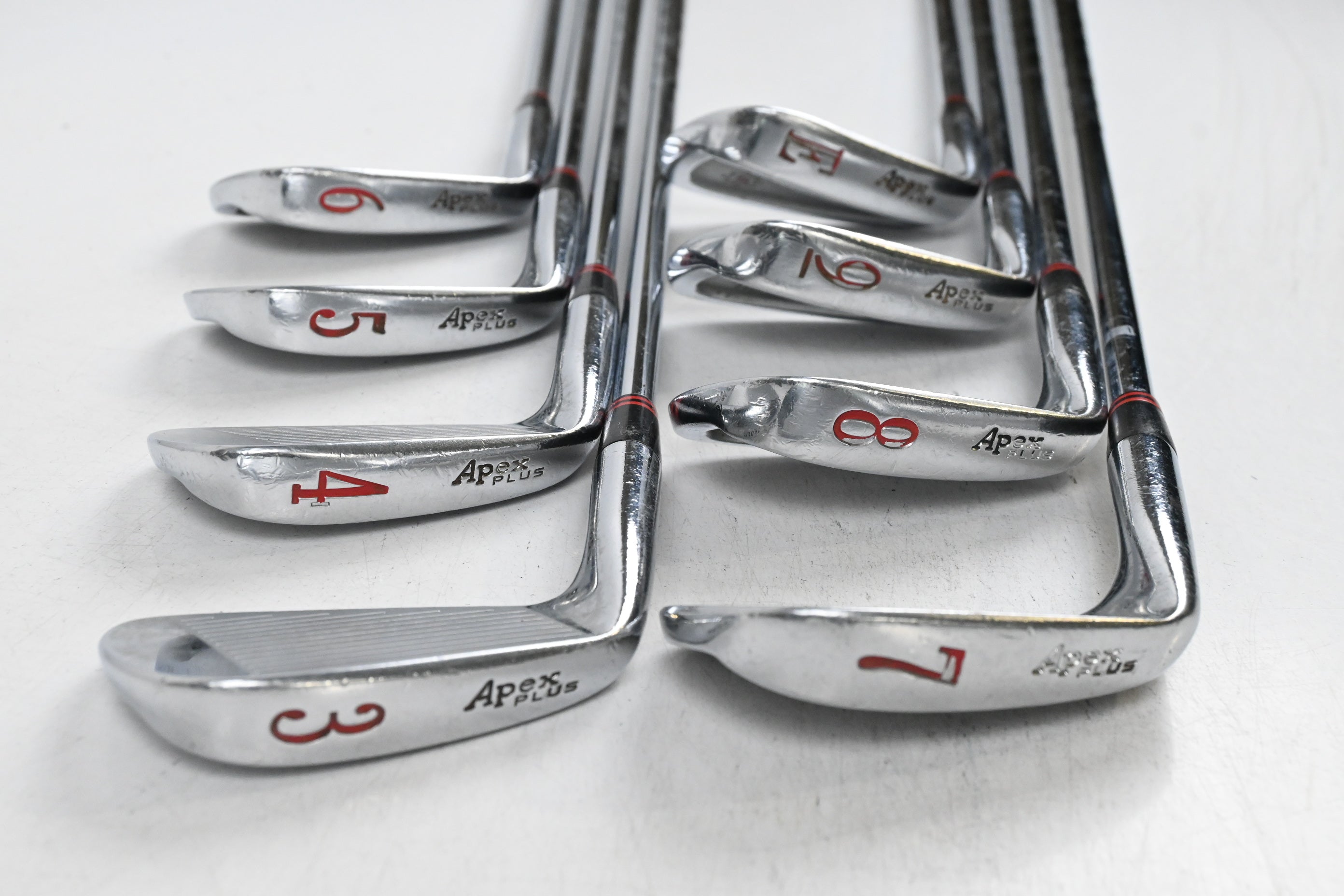 Ben Hogan Apex Plus Irons / 3-PW / Stiff Flex Steel Shafts