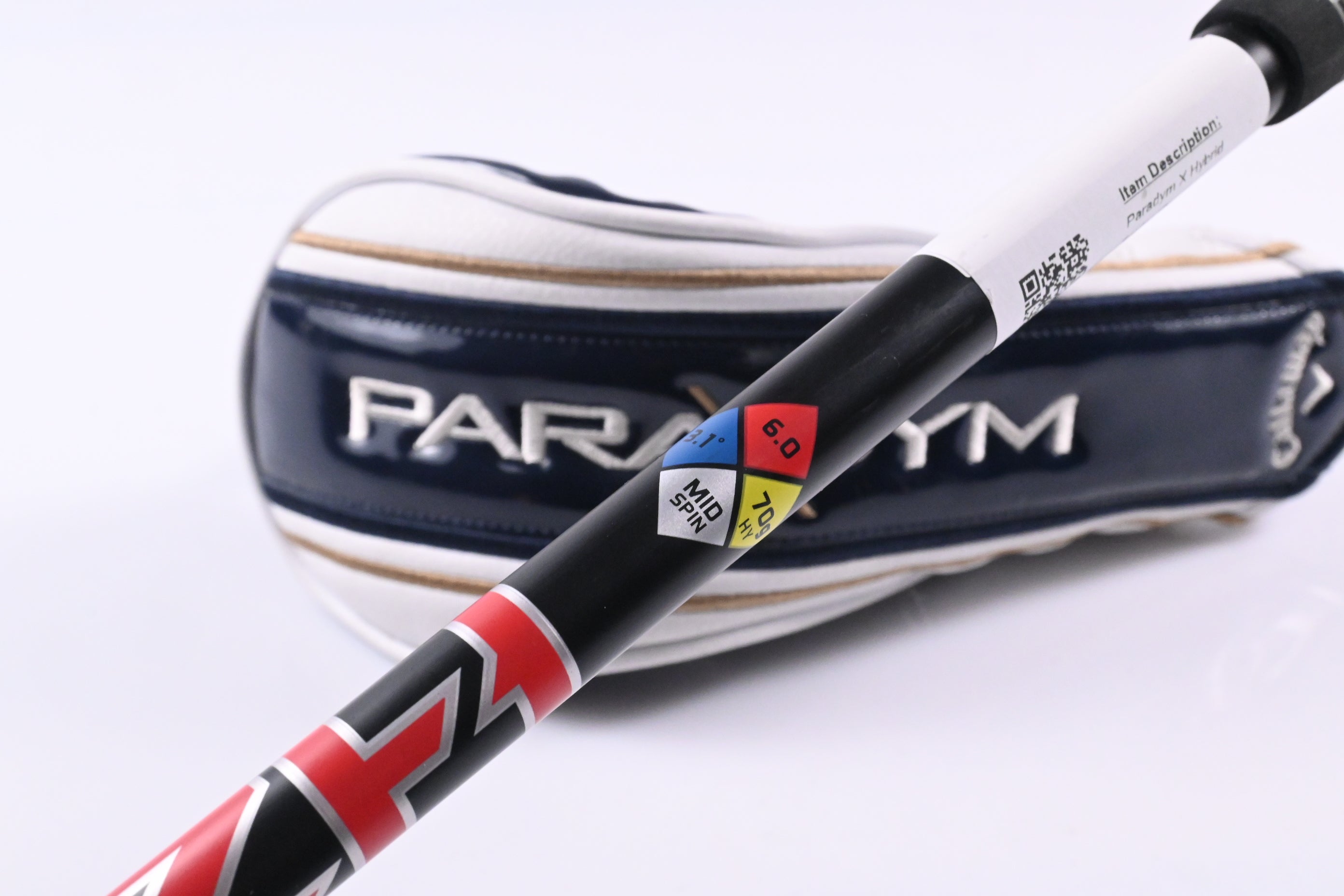 Callaway Paradym X #3 Hybrid / 18 Degree / Stiff Flex HZRDUS GEN4 Red 70 Shaft