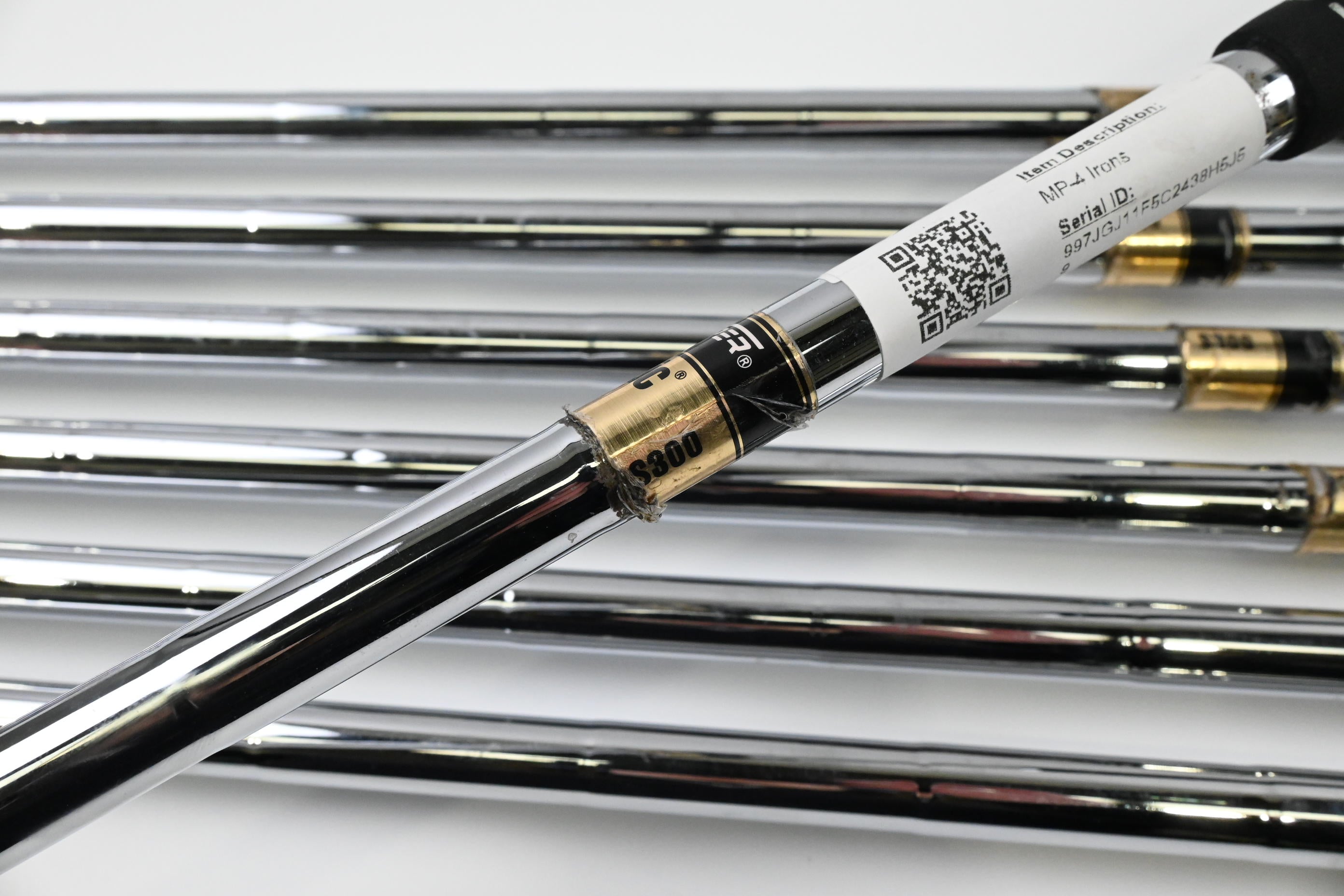 Mizuno MP-4 Irons / 4-PW / Stiff Flex Dynamic Gold S300 Shafts
