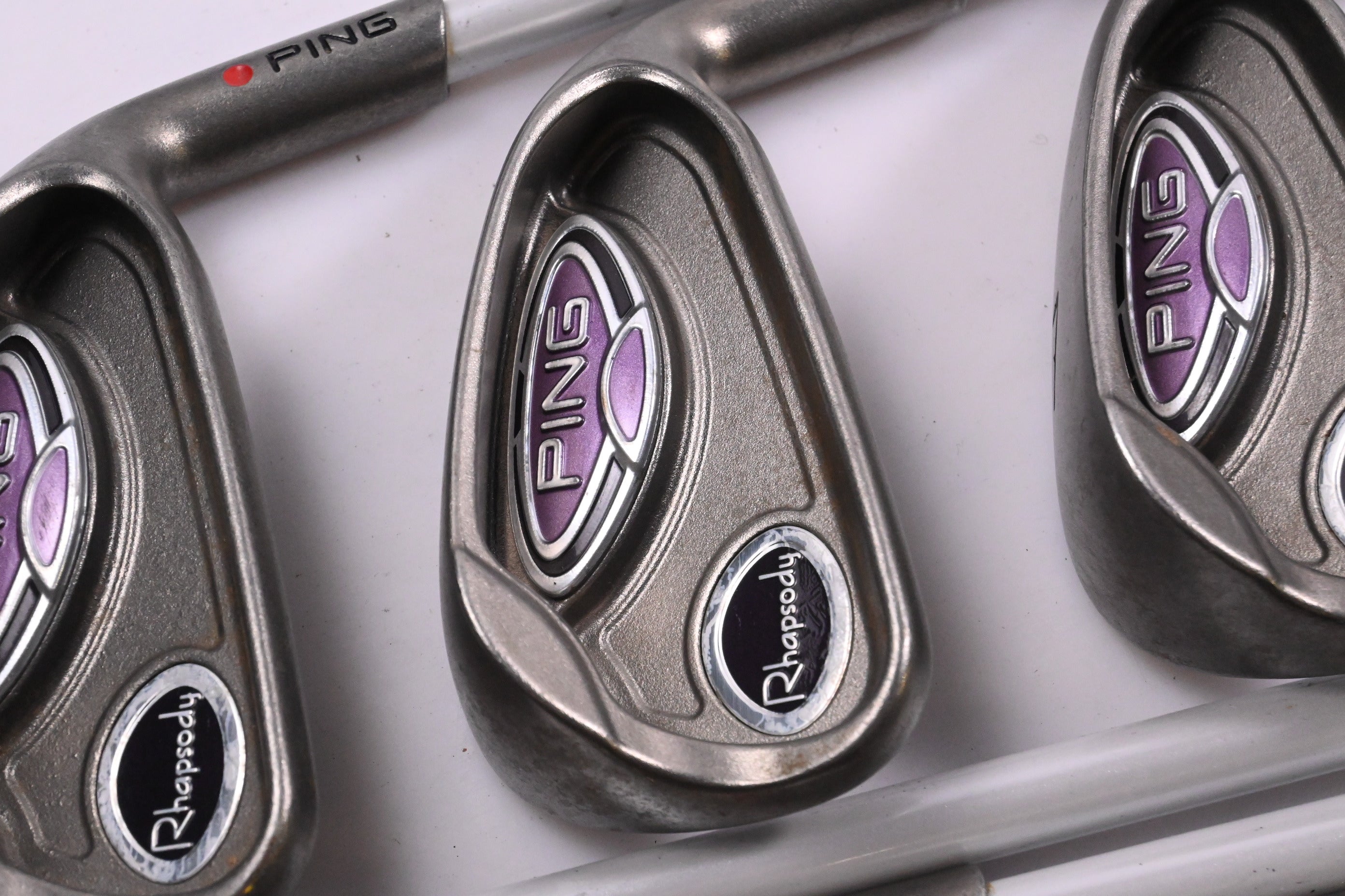 Ladies Ping Rhapsody Irons / 5-PW+SW / Red Dot / Ladies Flex Ping ULT 129